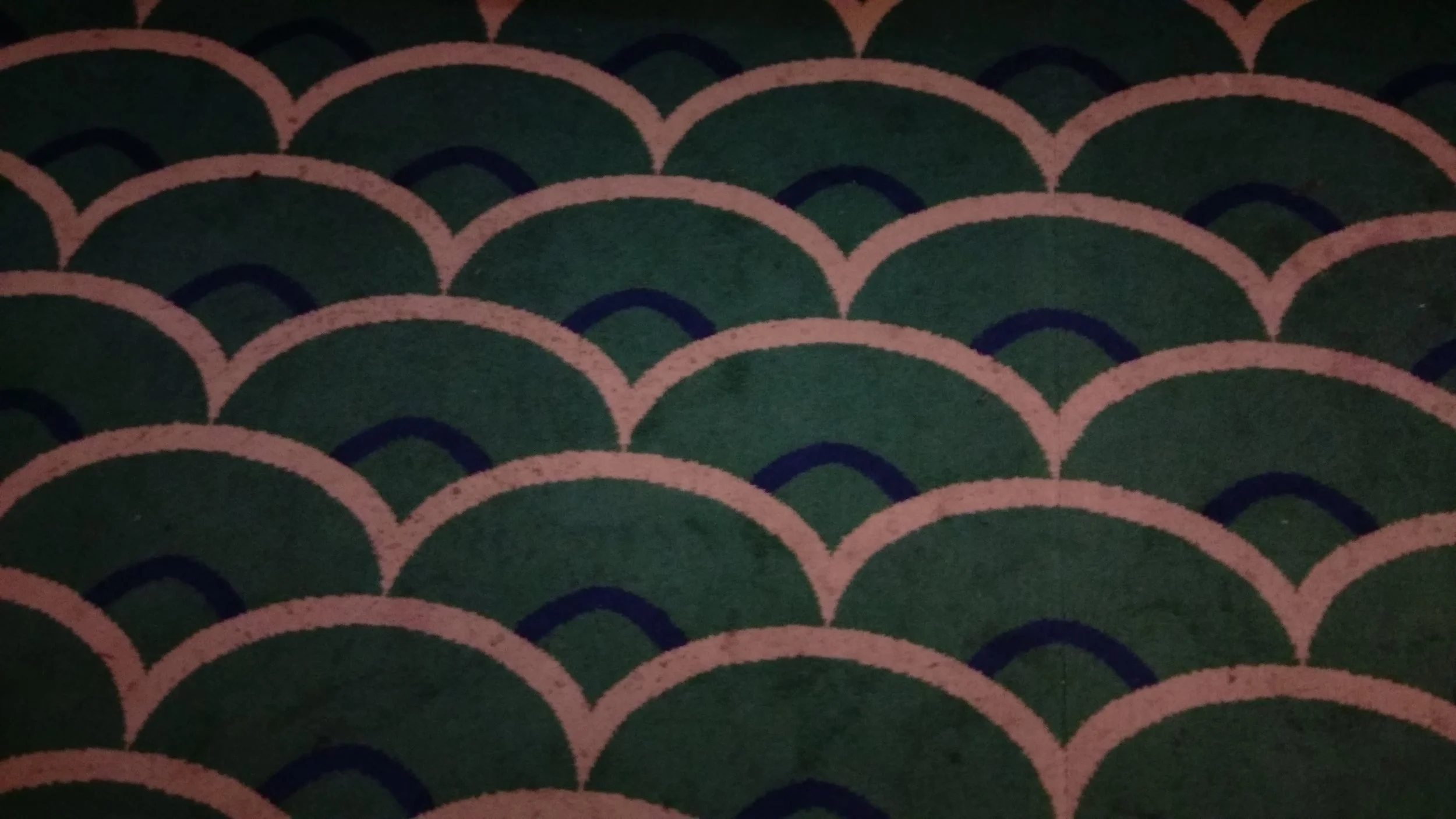Green carpet