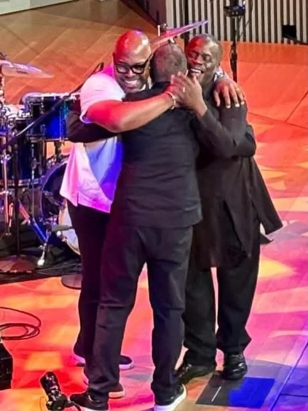 Nothing better than reuniting with my beloved brothers of almost 40 years in Remembering Ray Brown. Thank you SFJAZZ! @sfjazz @chrmcbride @gregoryhutchinsonofficial 💚