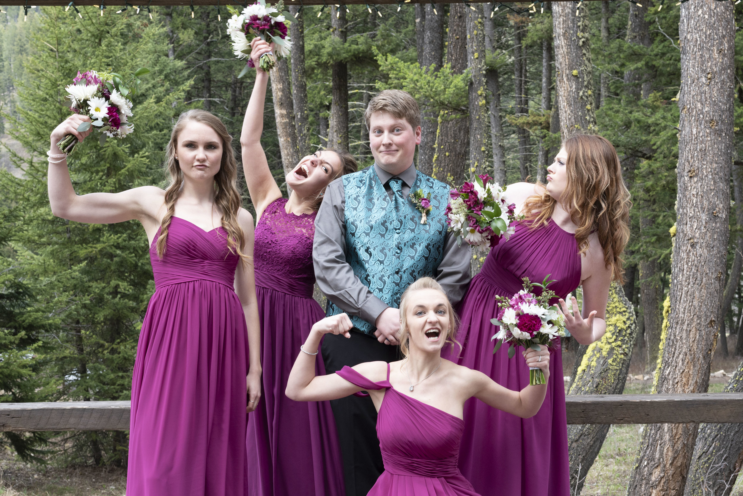 Colt and Bridesmaids