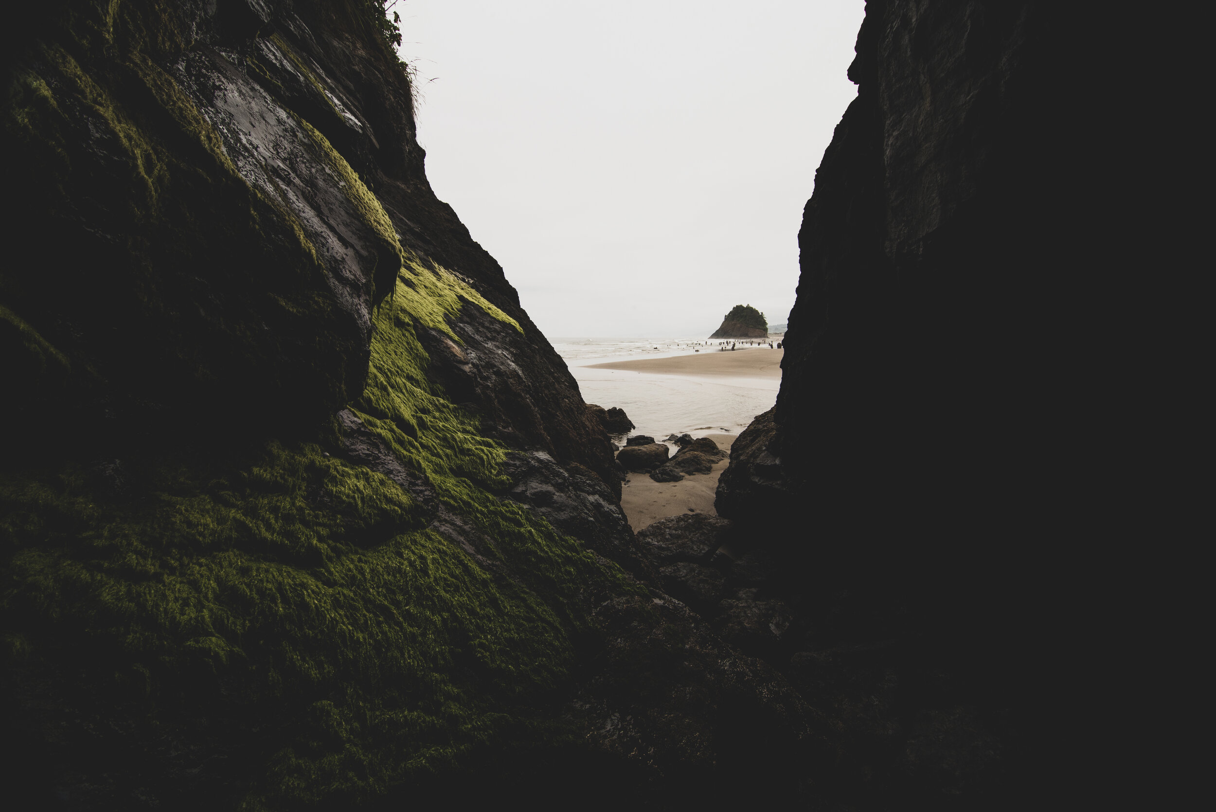 Neskowin Beach Sea Cave