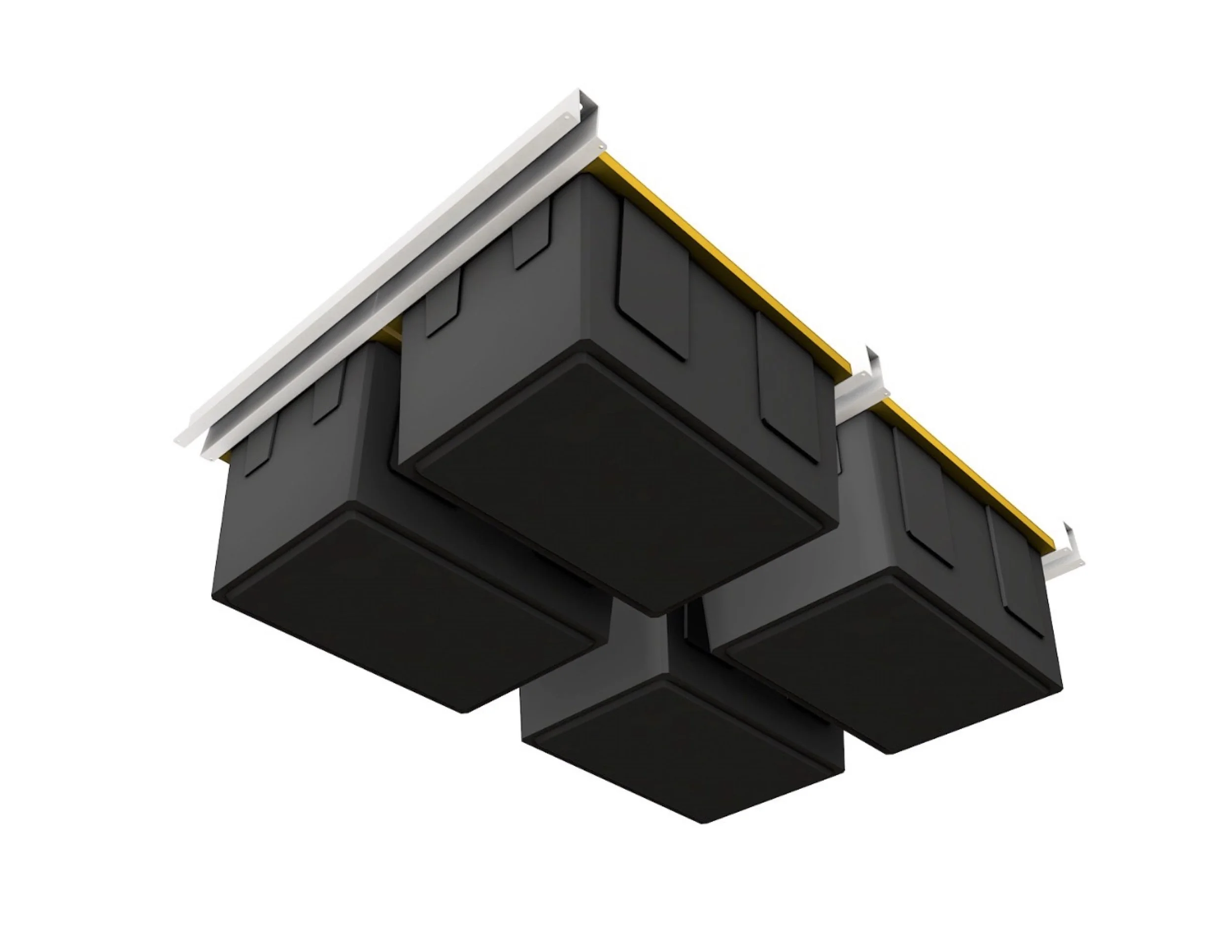 Ceiling SAM® Tote Slide Pro CeilingMounted Storage for 915 Totes