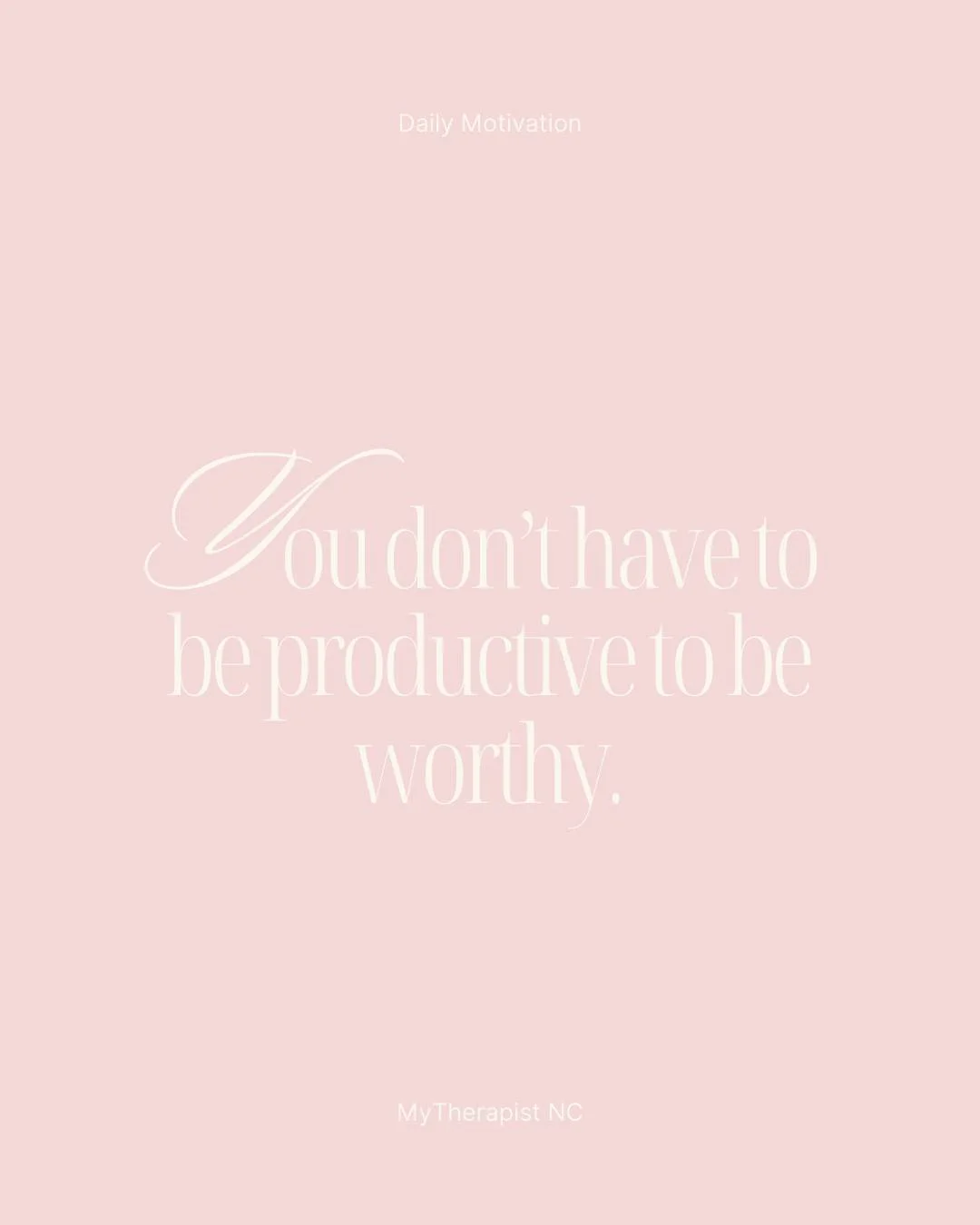 You don&rsquo;t have to explain your exhaustion.
If you&rsquo;re tired, it counts.

#MyTherapistNC #Gentlereminders