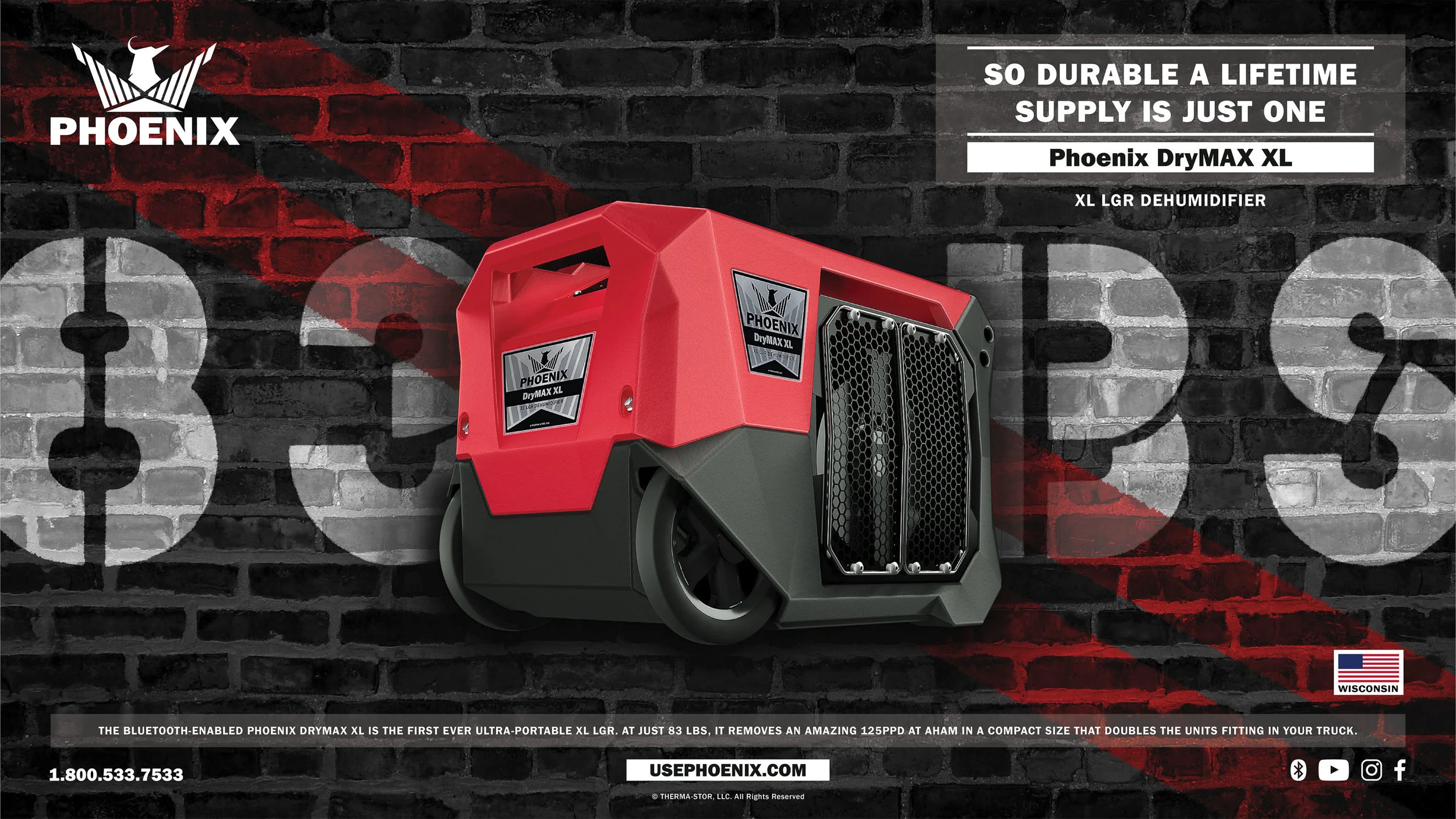 PHOENIX RESTORATION EQUIPMENT - BRAND CAMPAIGN - DRYMAX XL