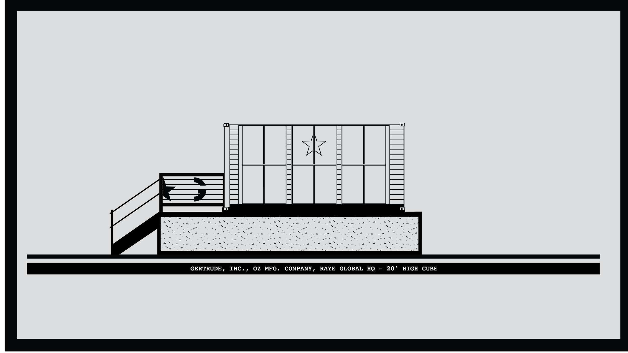 GERTRUDE-INC-RAYE-20-FT-High-Cube-Shipping-Container-Agency-Entrance.png
