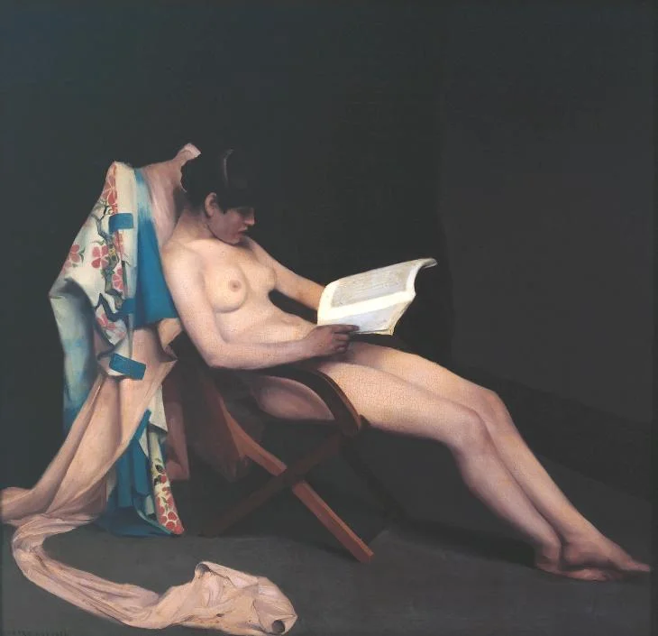 Theodore Roussel, ‘The Reading Girl’, 1886-7