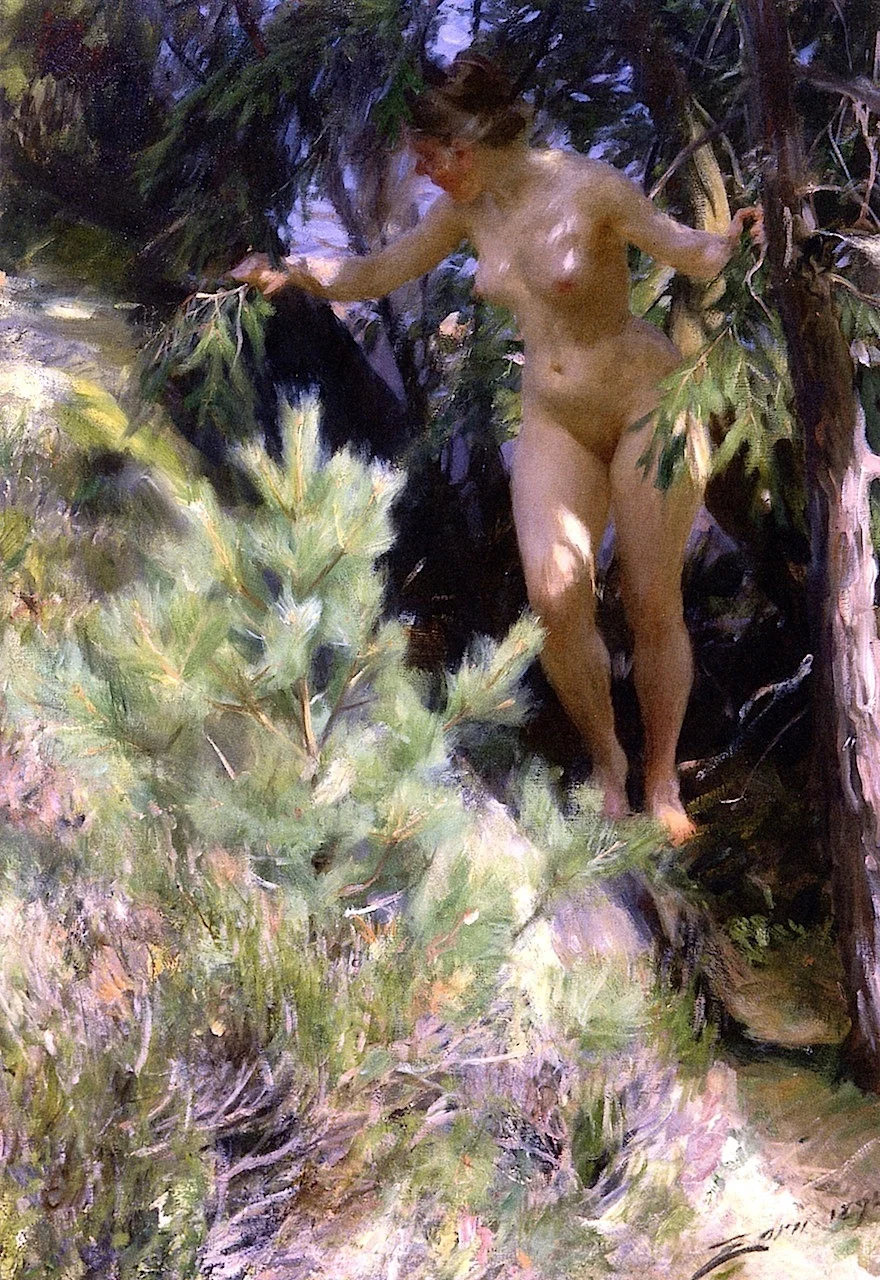 Anders Zorn, ‘Nude under a Spruce Tree’, 1892.jpg