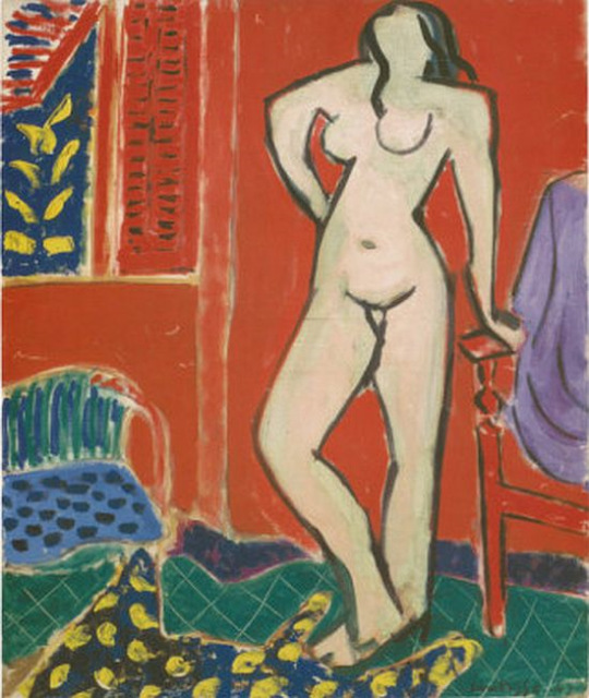 Matisse, ‘Pink Nude, Red Interior’, 1947.