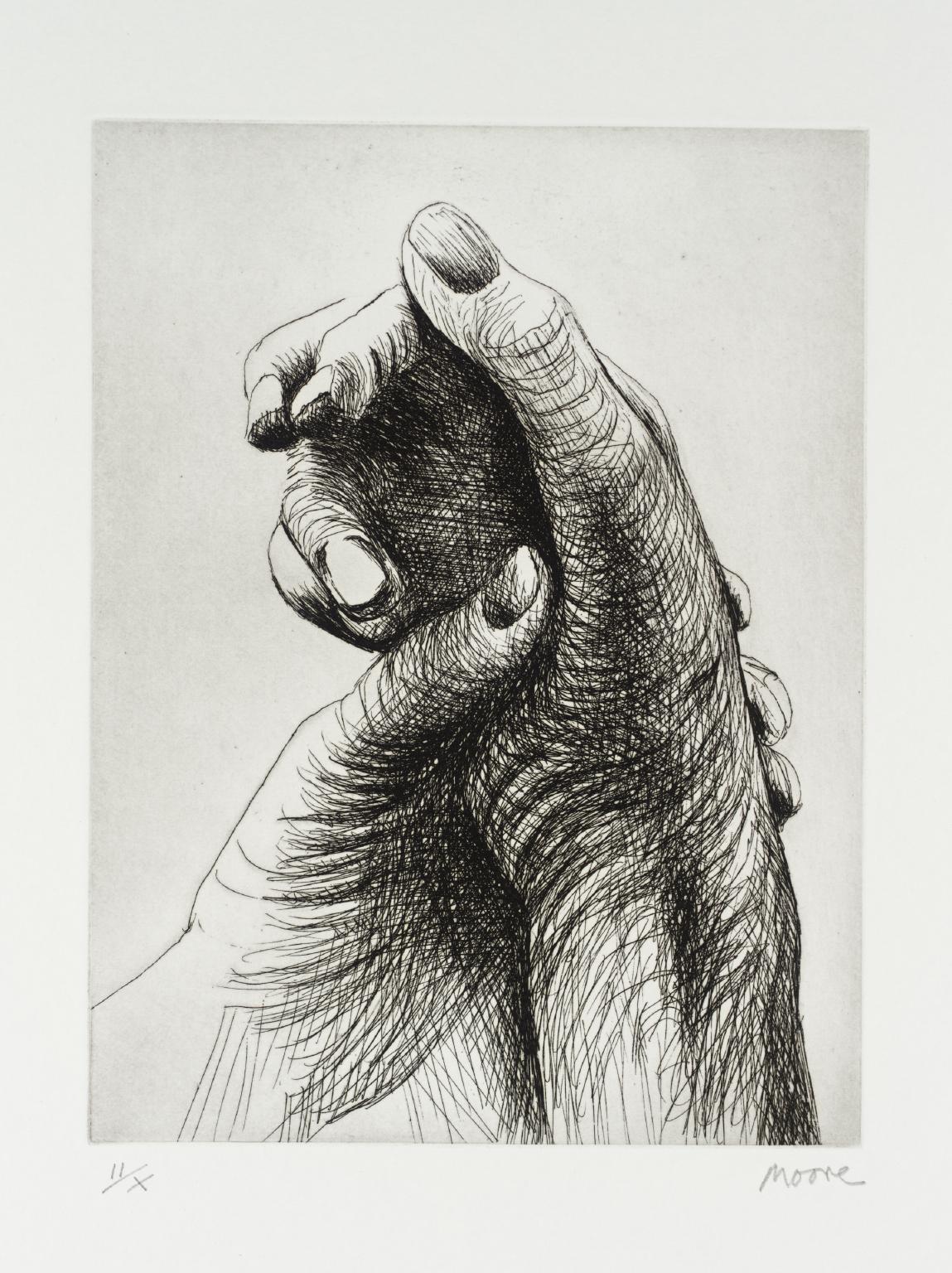 Henry Moore, The Artist’s Hand IV, 1979