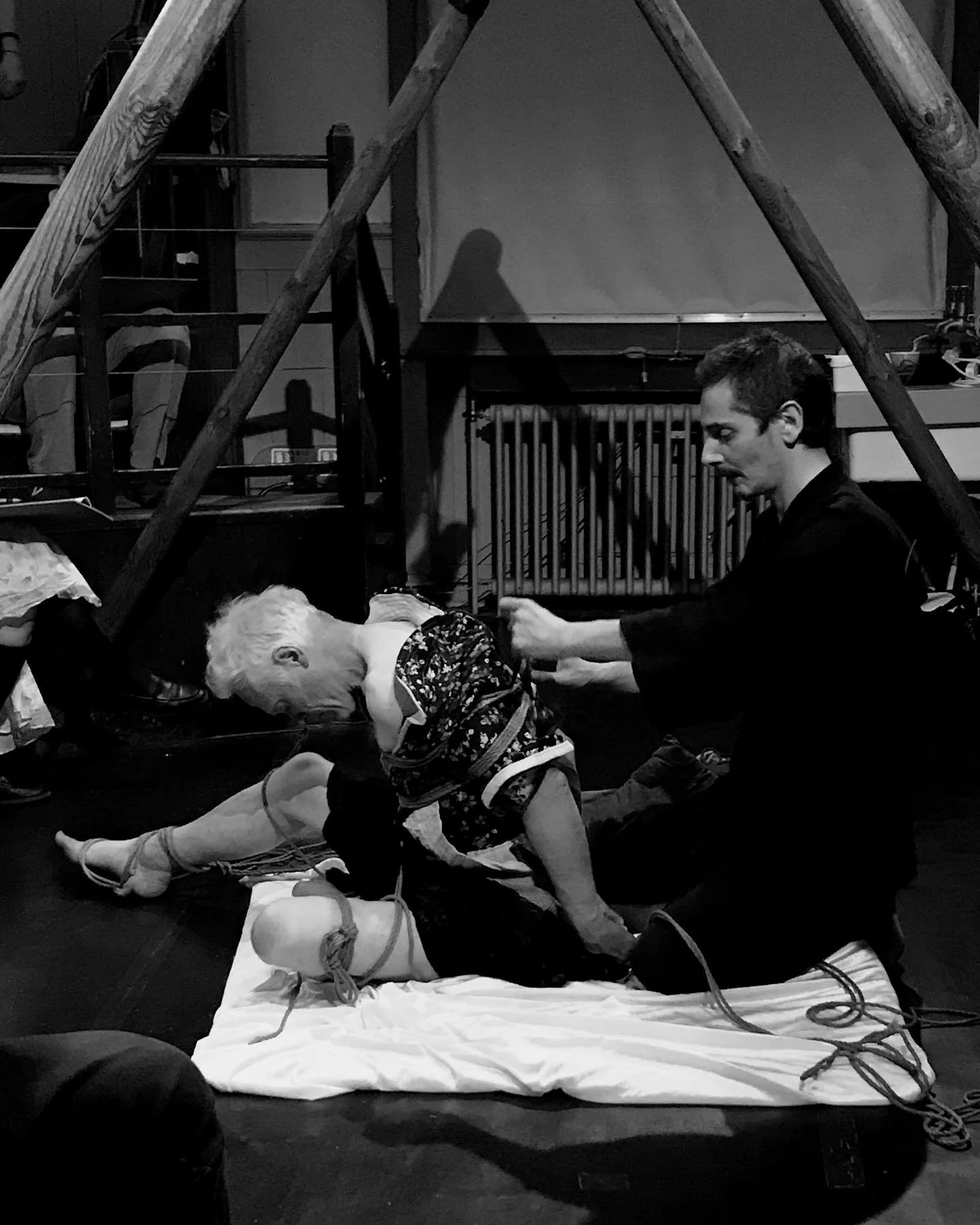 Tomorrow we welcome back Alex @oceanallover and Ronin @ronin_raccoon for another shibari extravaganza. When much of the shibari you can find online as a layperson is of a man tying a beautiful waif, it is important and refreshing to engage with other