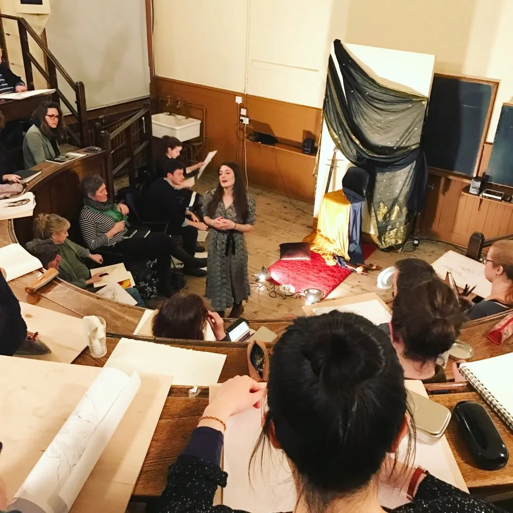 Reconfigure has been very at home in @summerhallery for 9 whole years tomorrow! Here we are in January 2017, when Helena modelled for a session themed 'Medieval Queen'. We have evolved over the years and my creative energy doesn't allow for all those