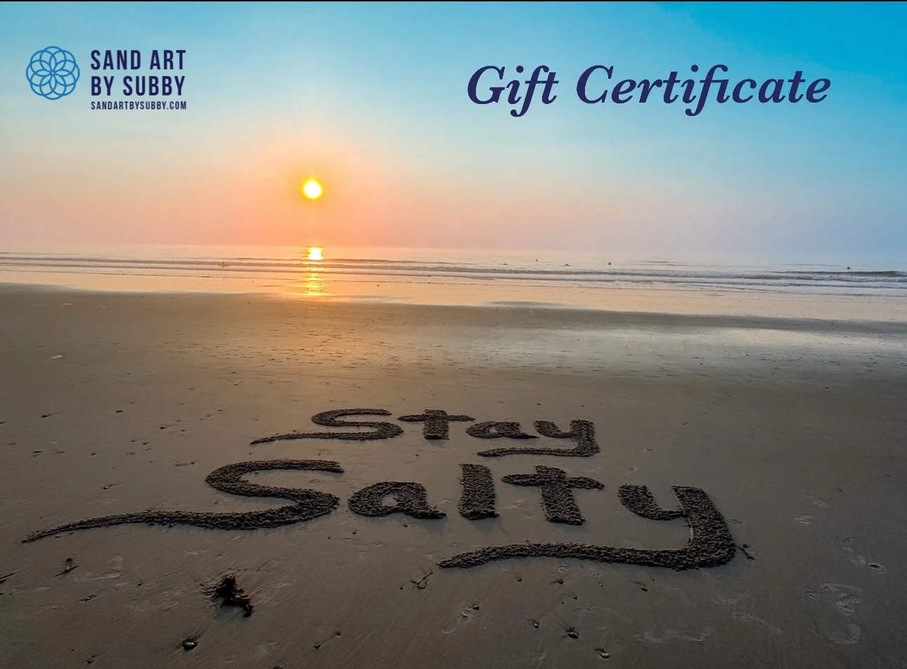 Sandart by Subby Gift Certificate