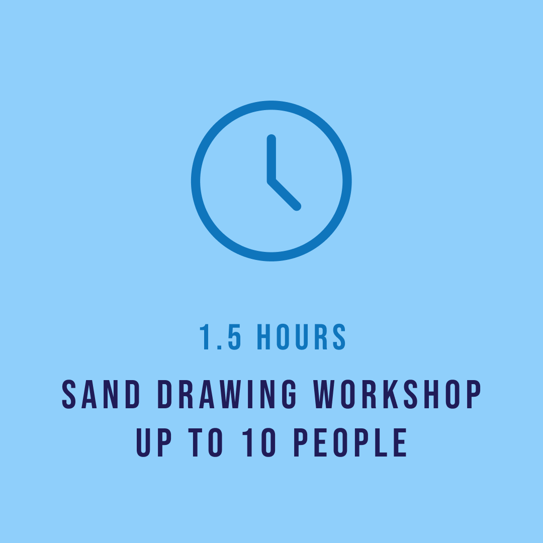 Sand Drawing (Raking) Workshop- 1.5 Hour; $300 for 1-10 people