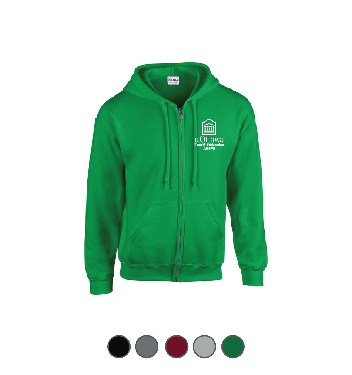 C. Hooded Zip-Up (Education)