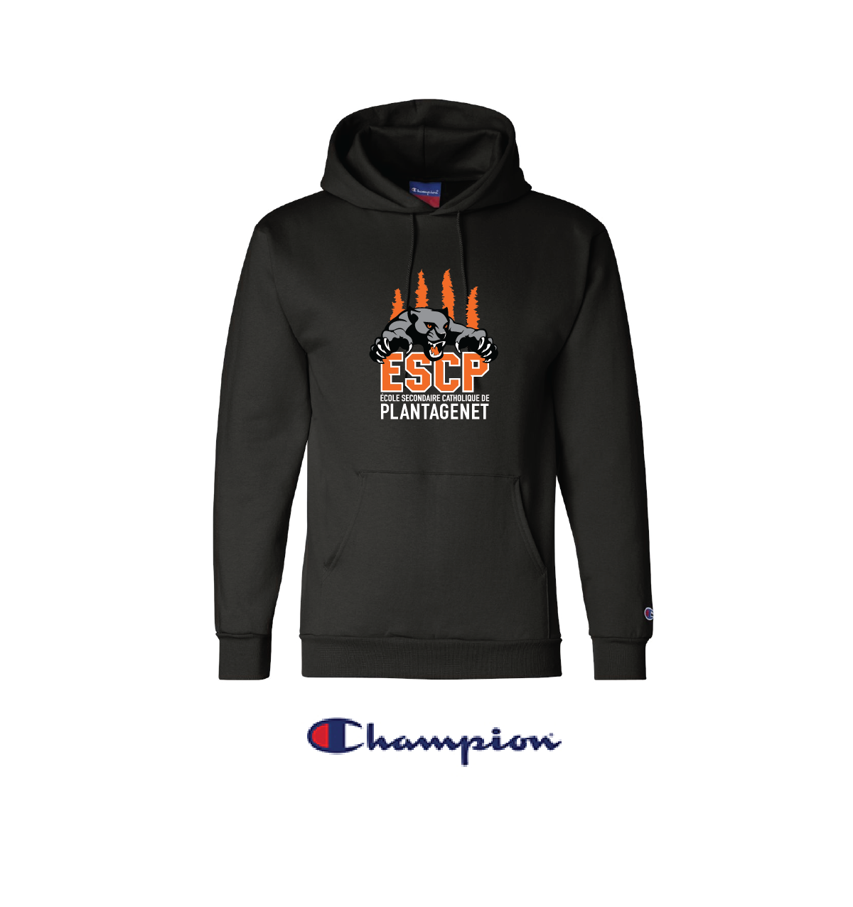 Hoodie Champion - Black.png