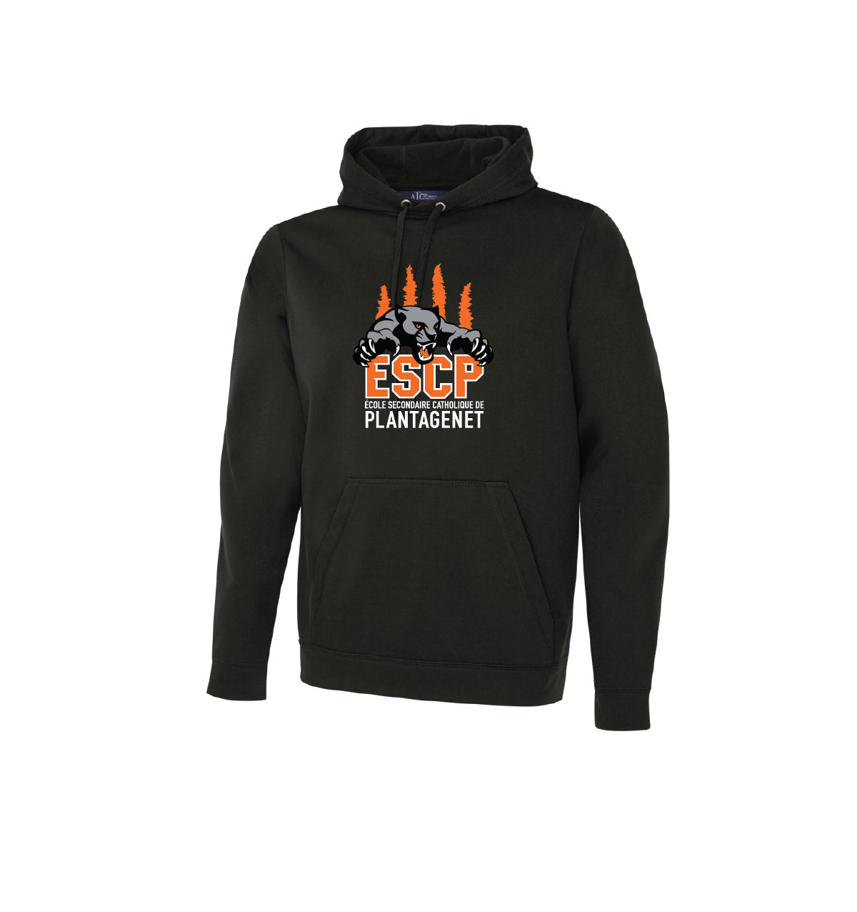 Hoodie Polyester - Black.png