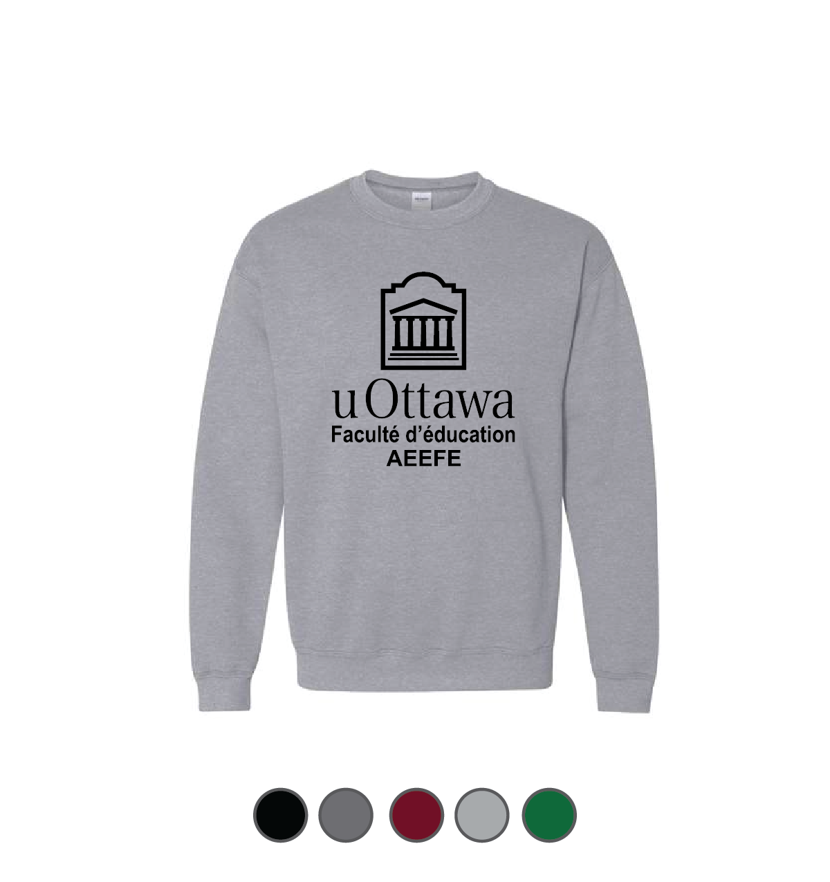 B. Crewneck Sweatshirt (Education)