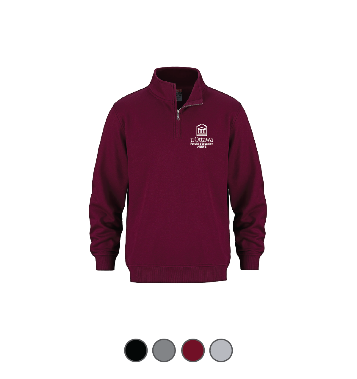 D. Quarter-Zip Sweatshirt (Education)