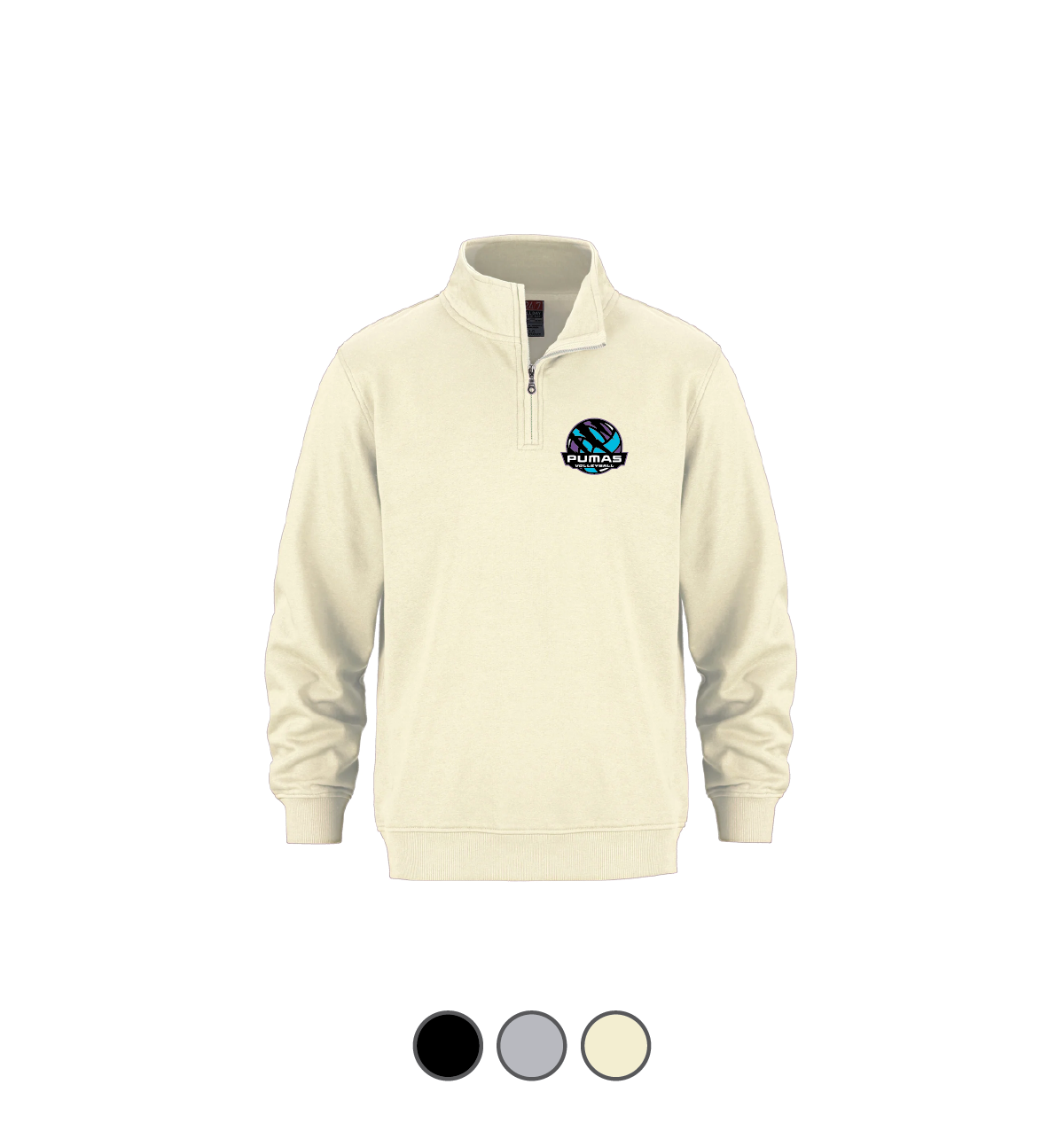 Quarter Zip Sweatshirt (Pumas)