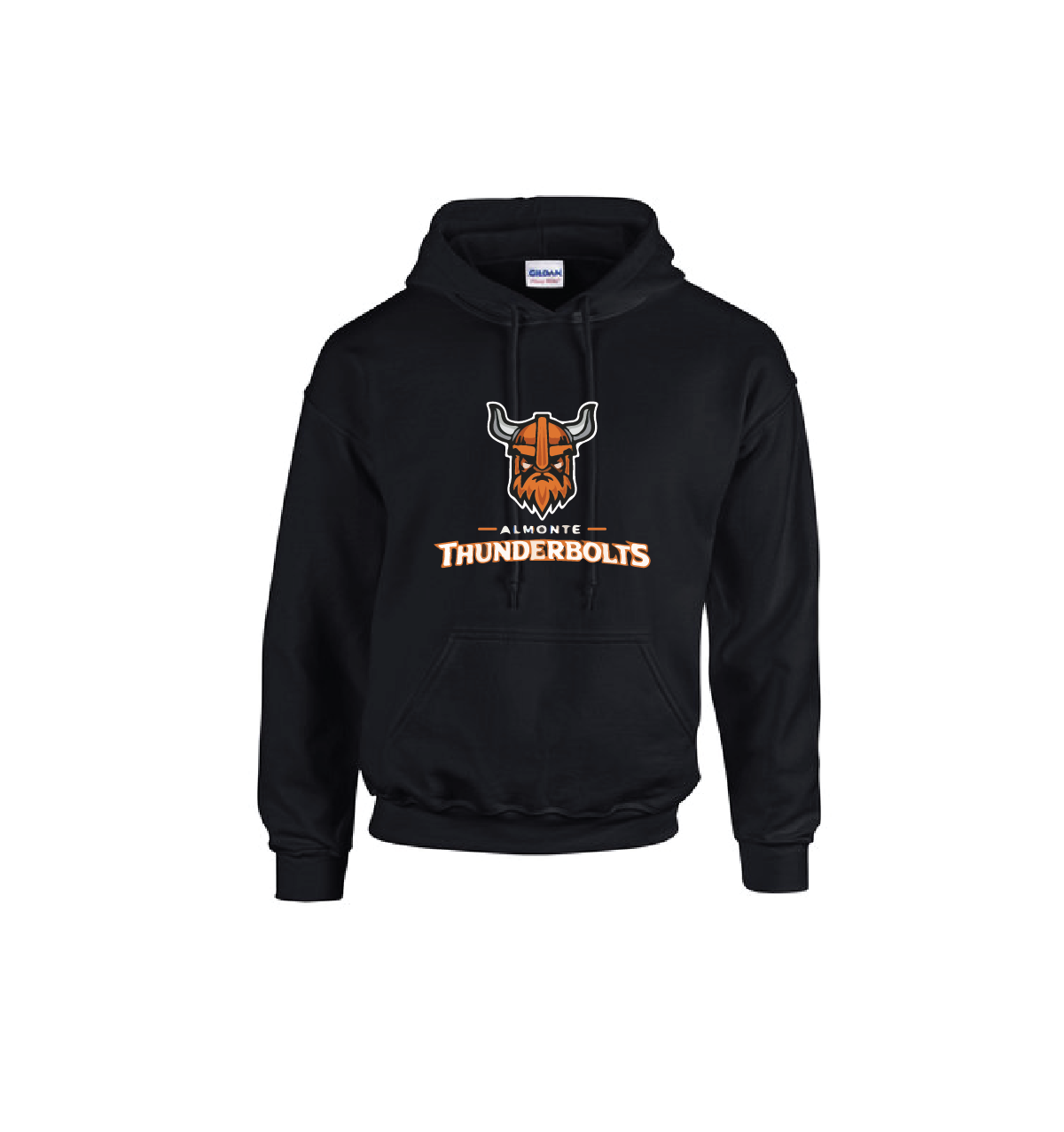 cotton hoodie - thunderbolt black.png