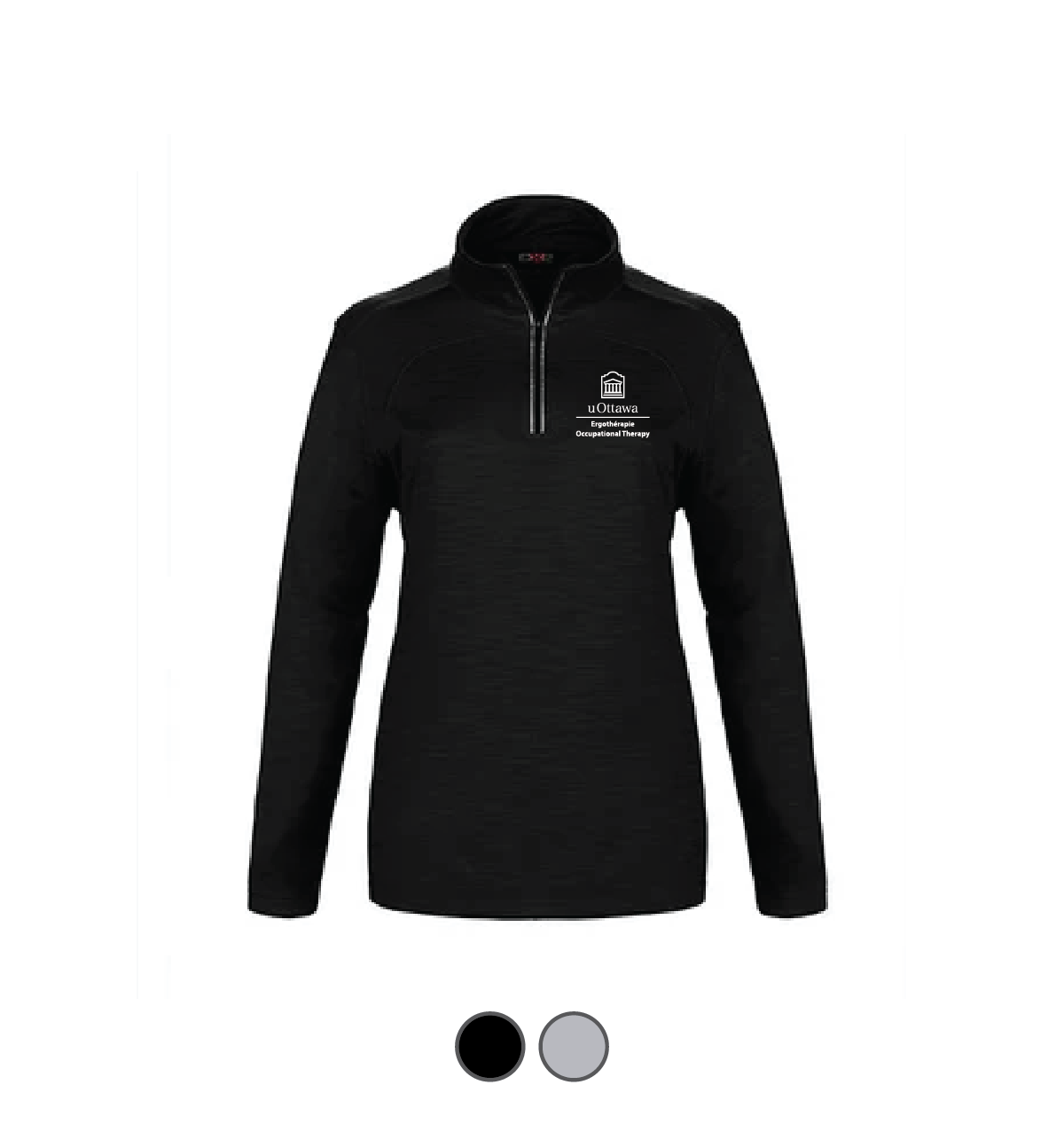 H. Quarter-Zip Polyester (ErgOT)