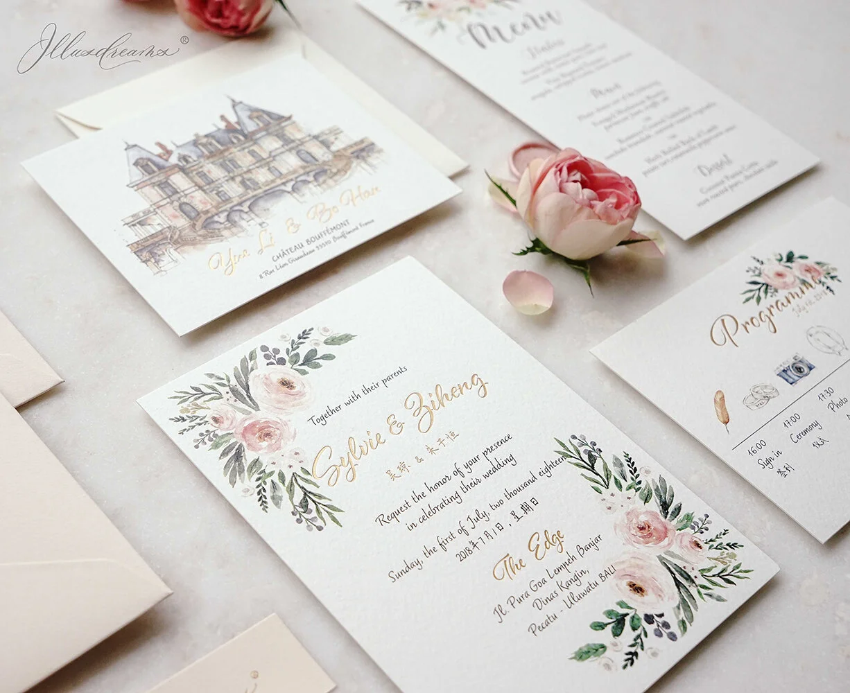 vintage wedding invitations kits