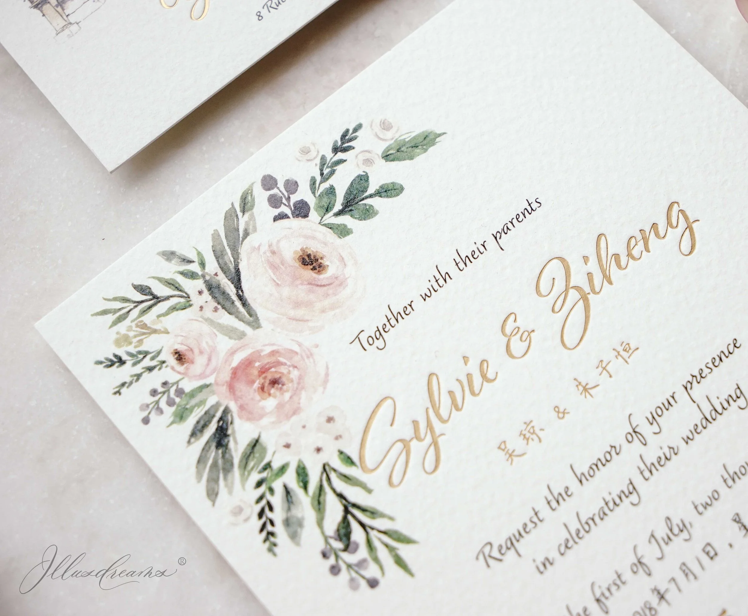 vintage wedding invitations and save the dates