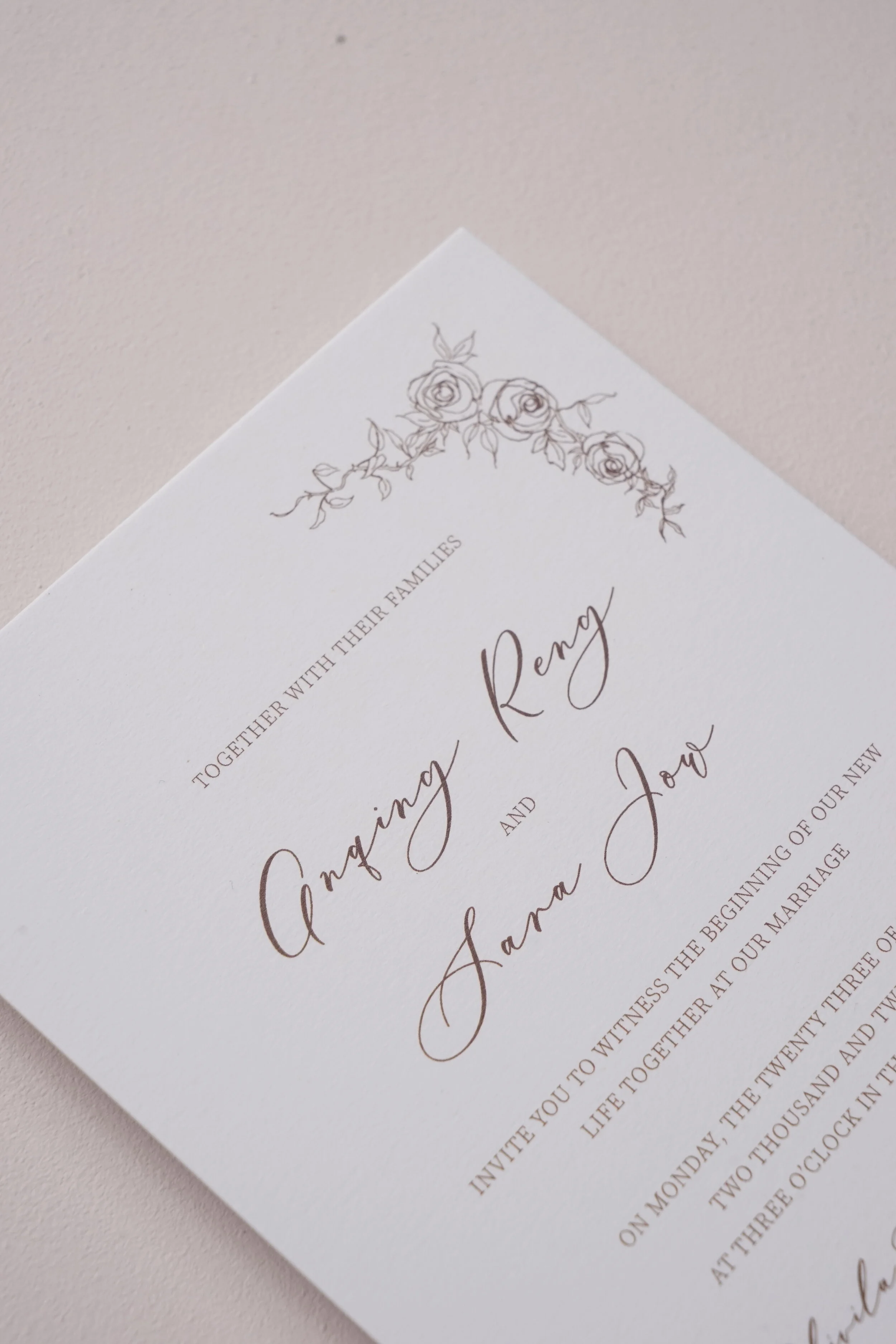 customization options unique wedding invitations personalized wedding ...