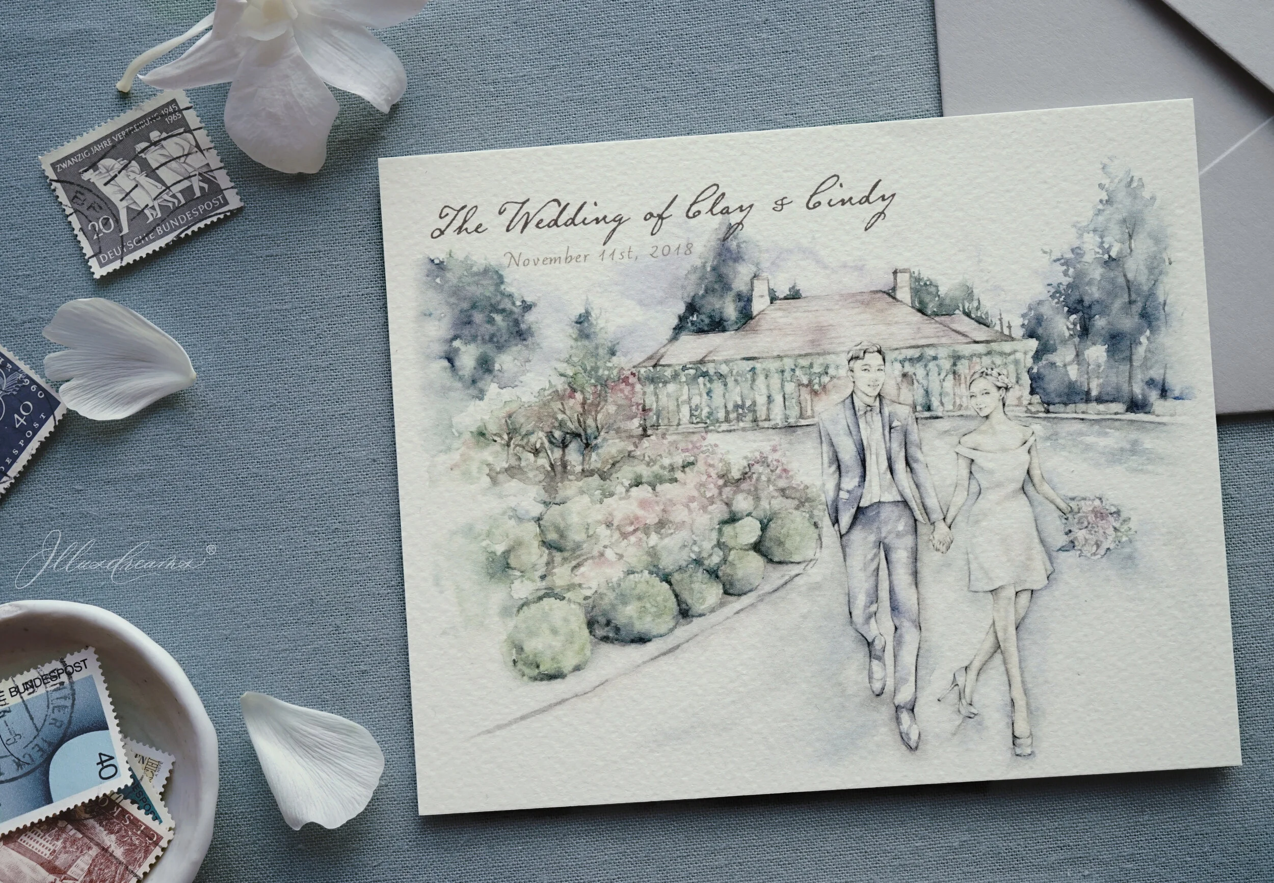 custom wedding invitation suites