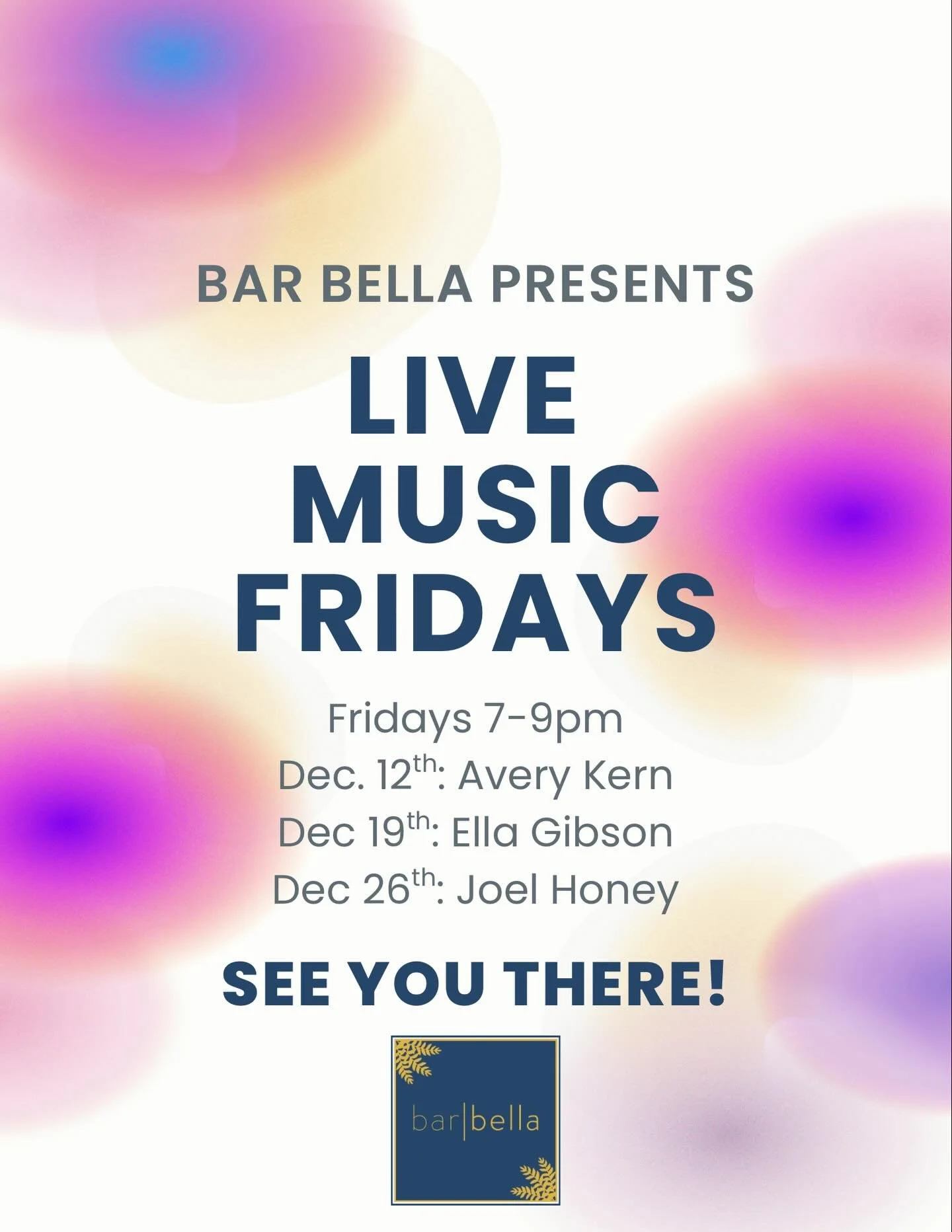 Live Music Friday @ Bar Bella