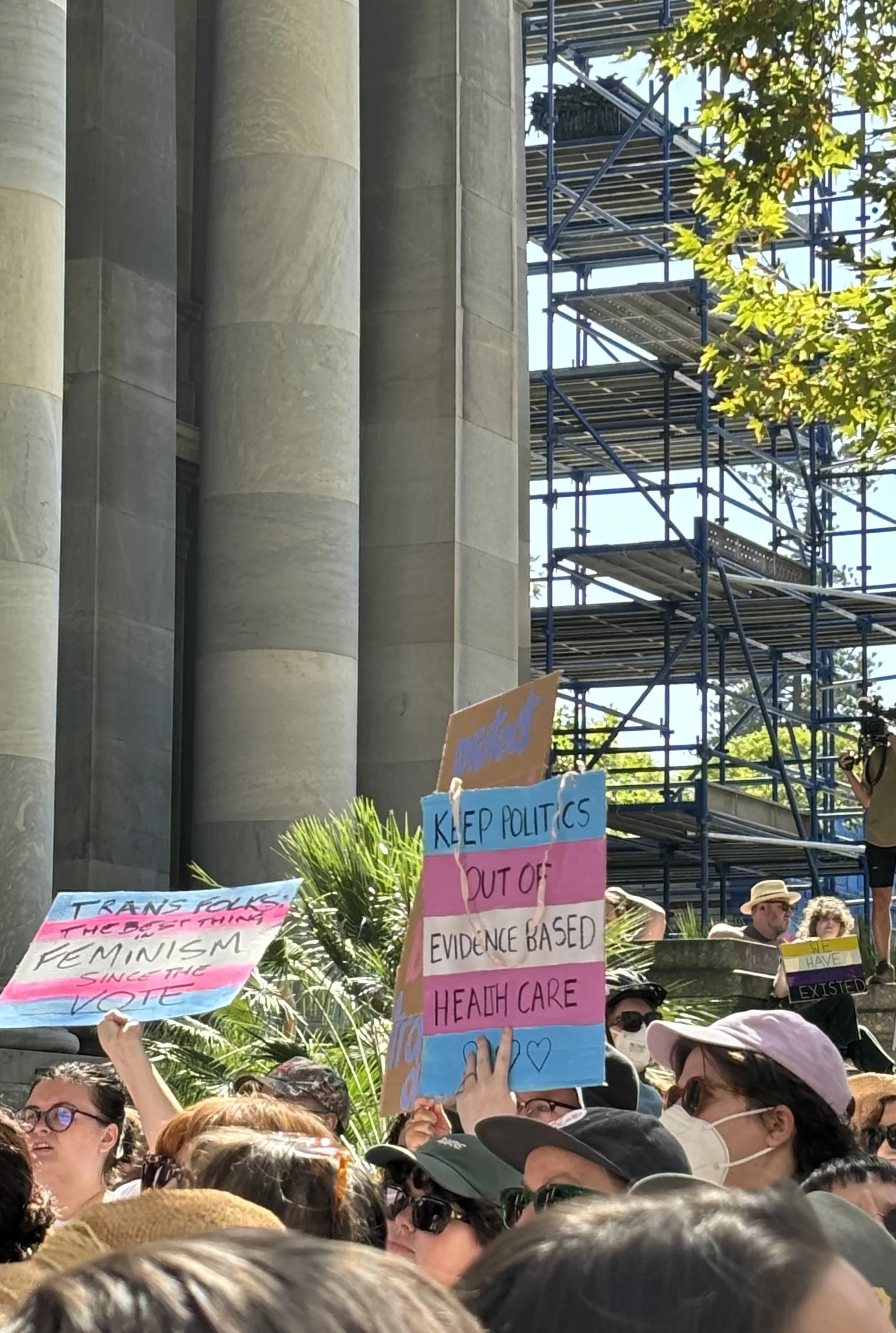 Protect Trans Youth rally, January 9, Adelaide