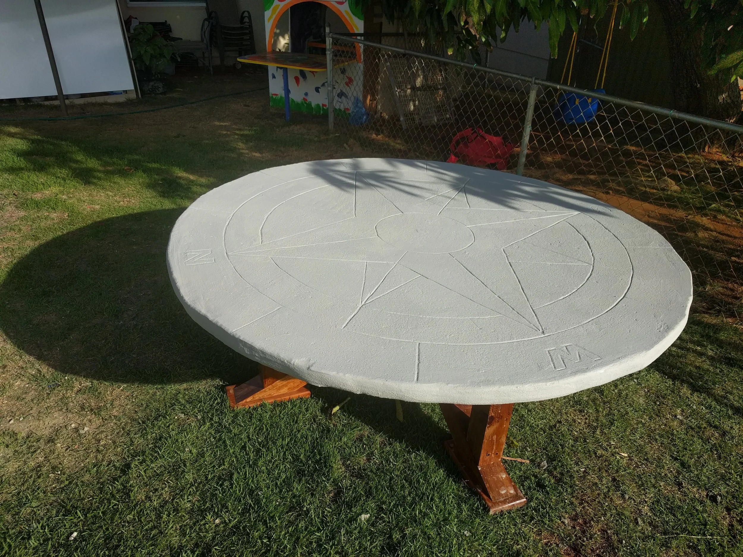 800 lb cement table