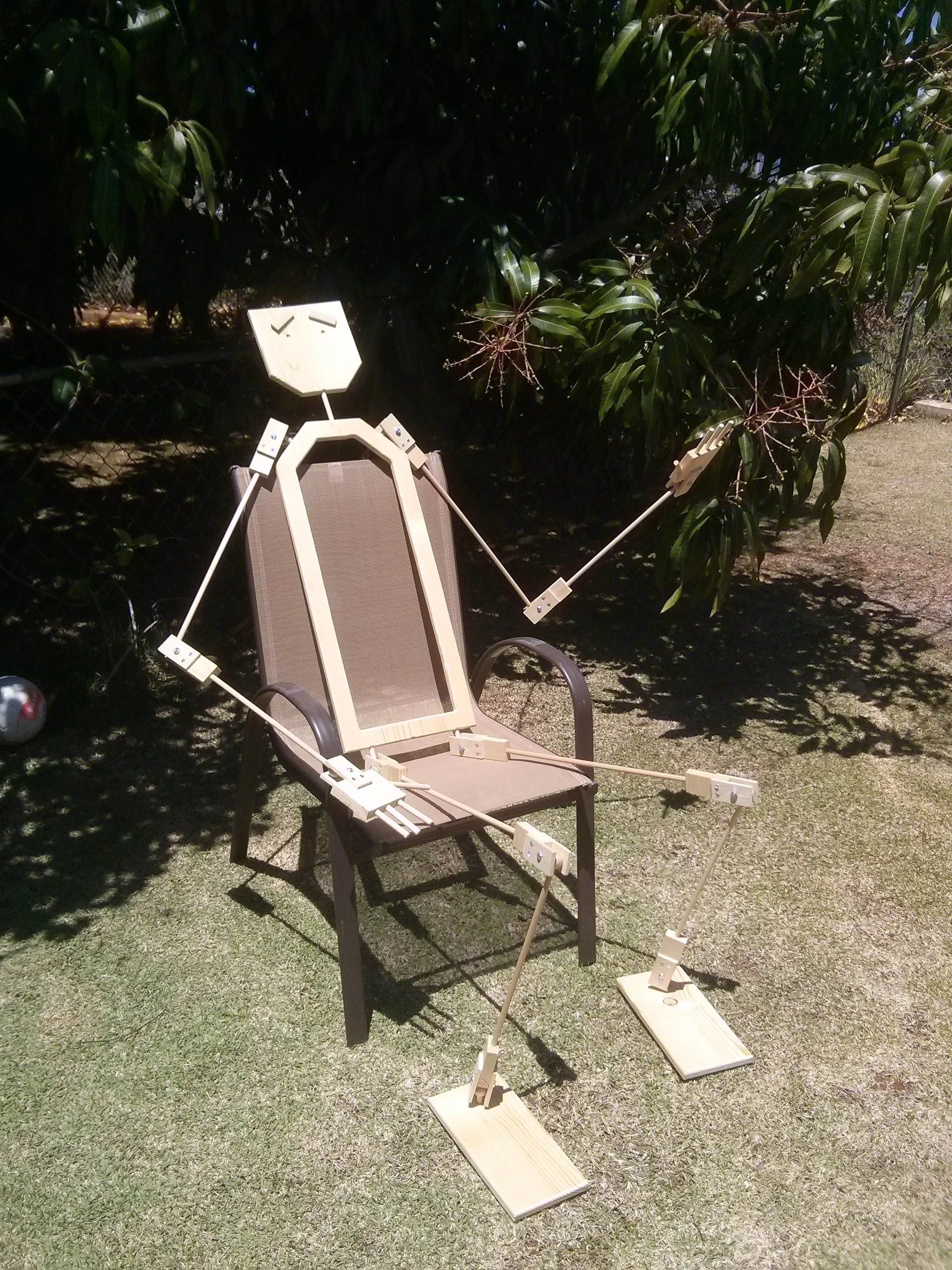 Wooden Stick Man