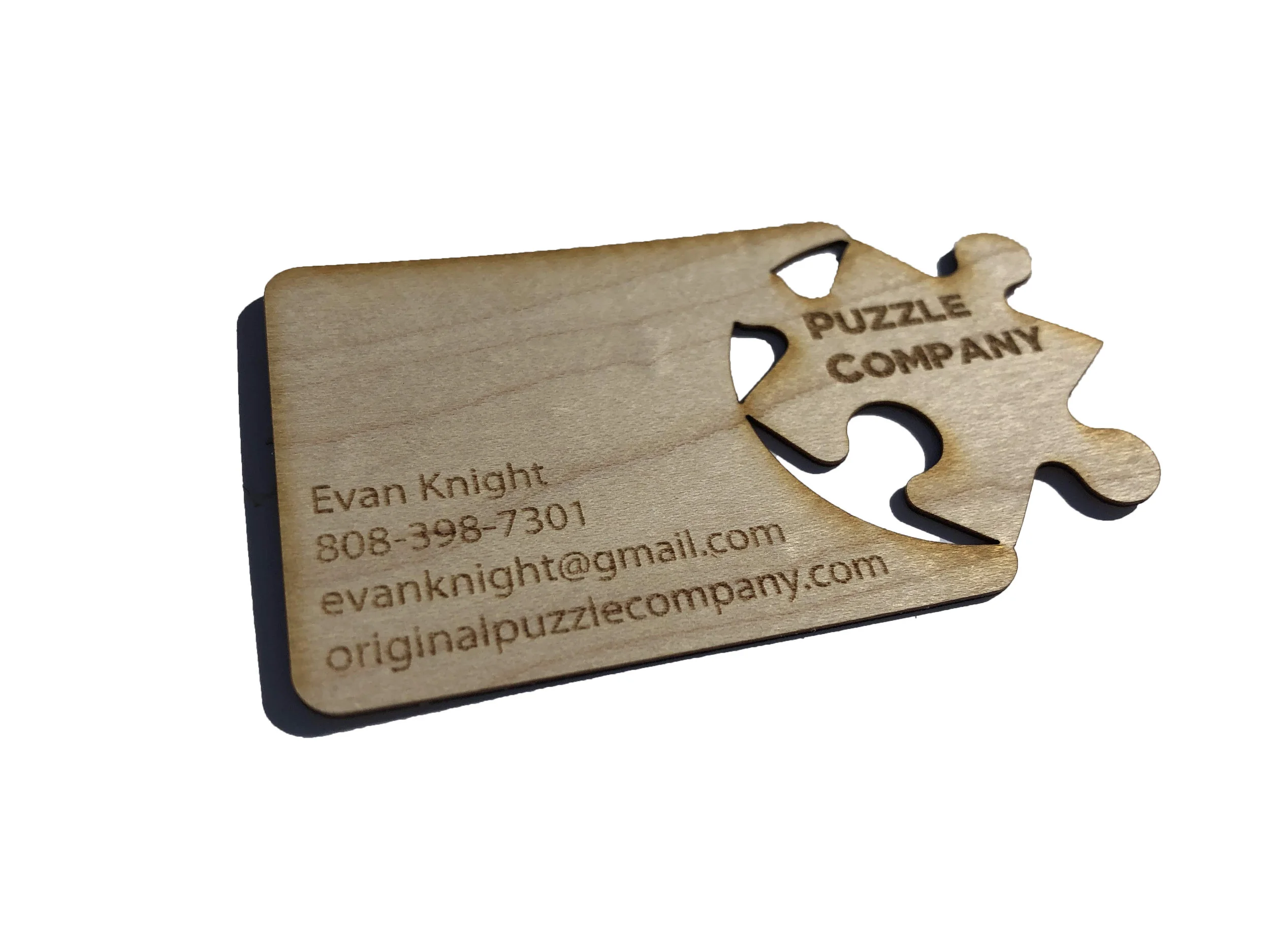 500 Wooden Custom Business Cards 