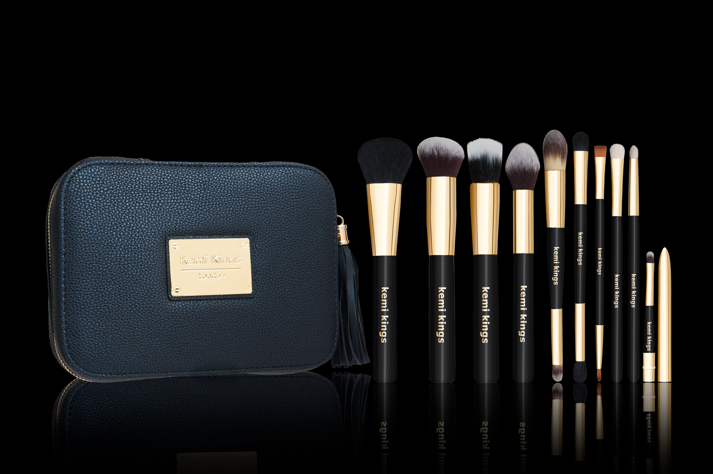 The KemiKings 10 piece Essential Makeup Brushes