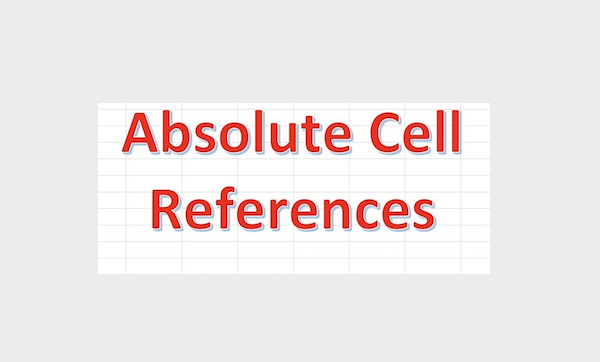 Excel 2016 - Relative and Absolute Cell References