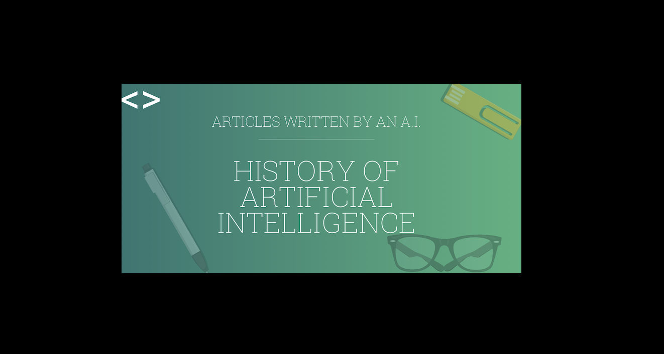 History of Artificial Intelligence