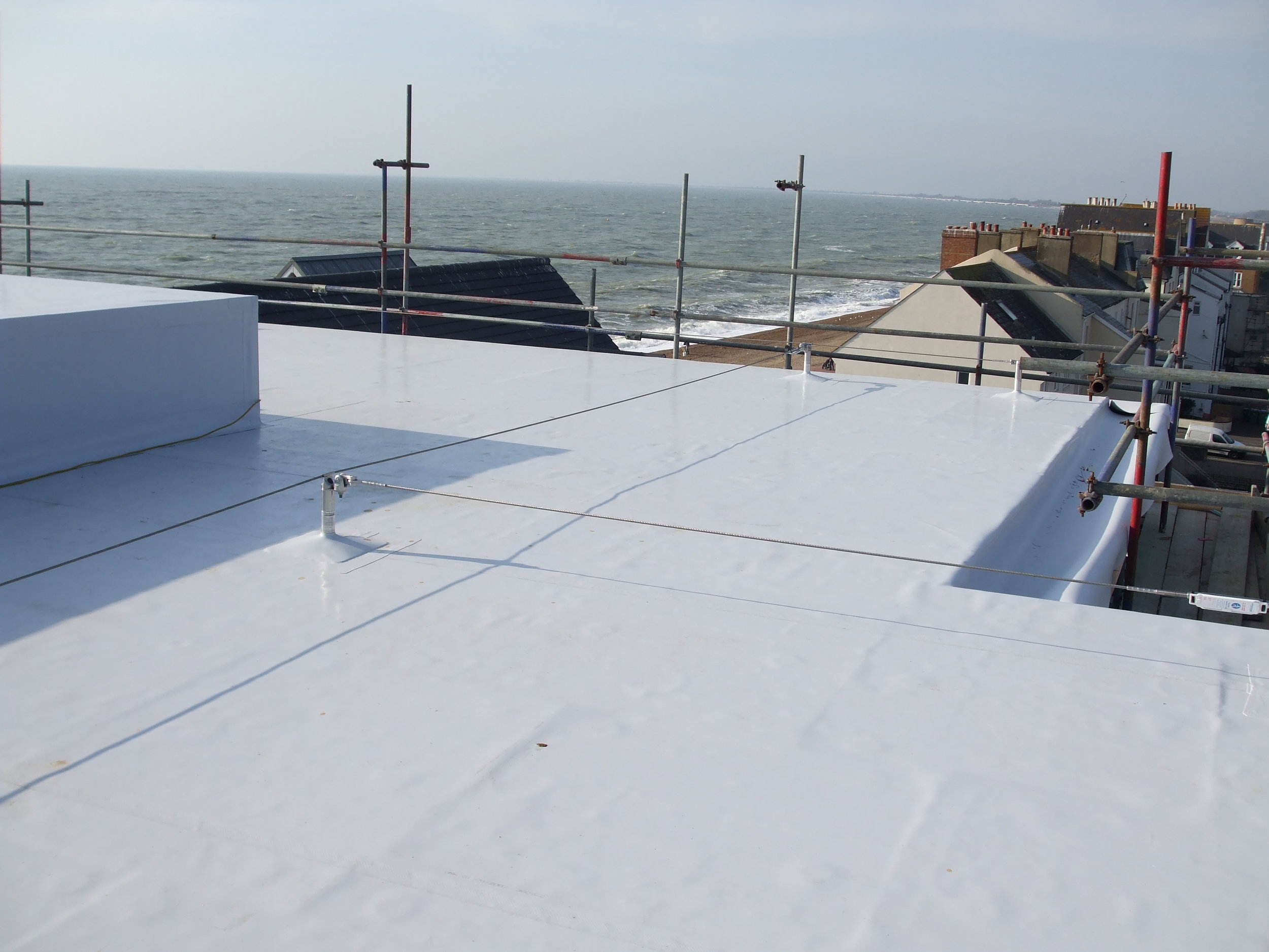 Membrane Roof, Hythe, Kent.JPG