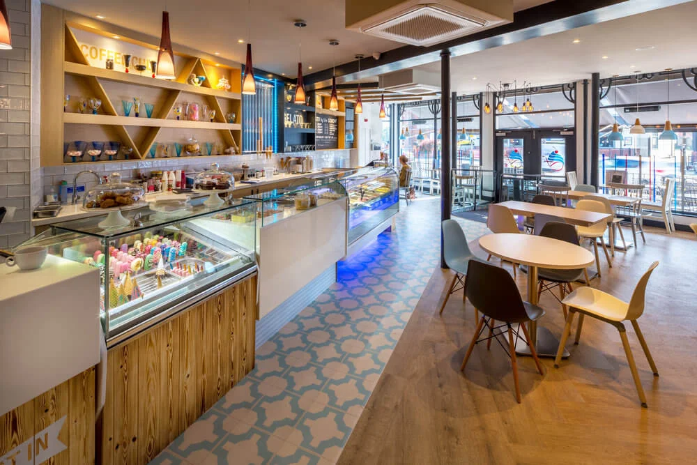 Frizza Caffe Gelato Cafe Interior Design