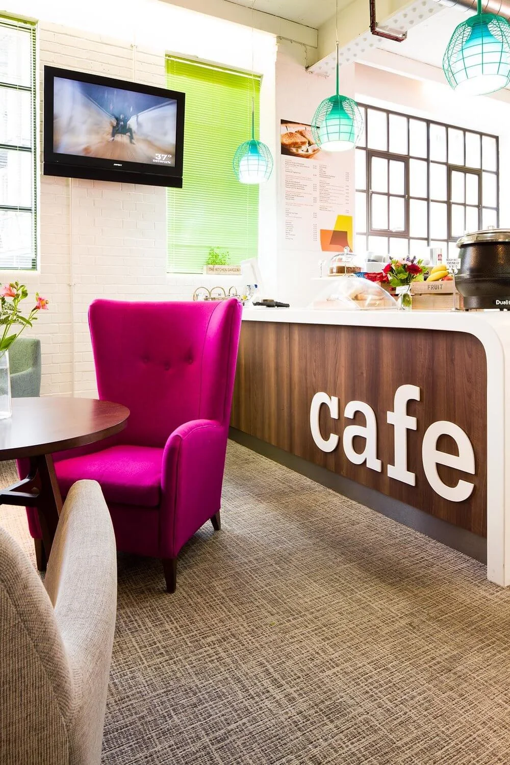 37 Degrees Gym Cafe Interior Design