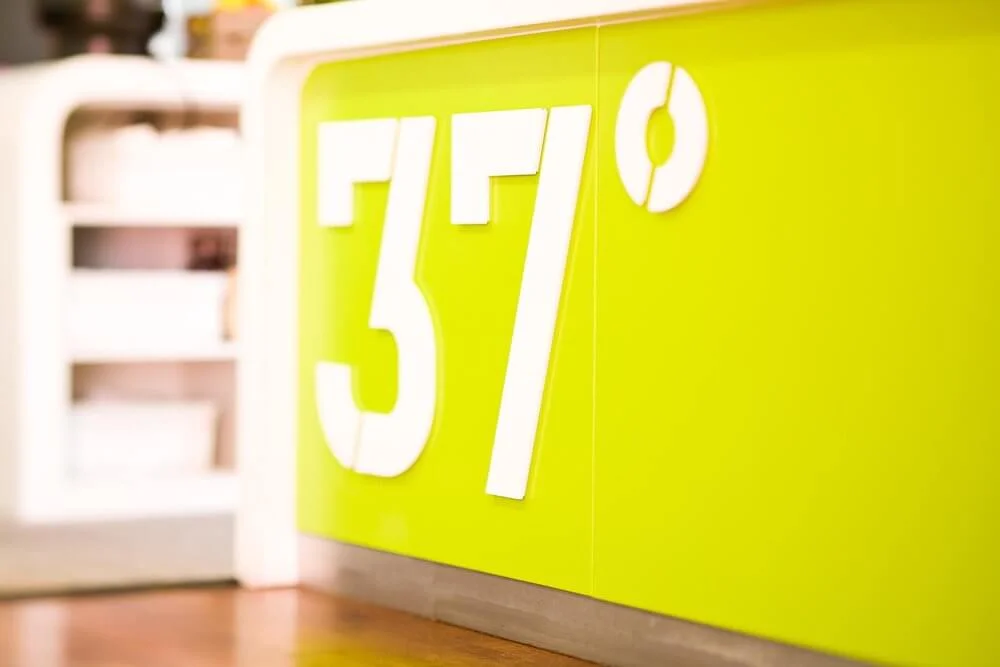 37 Degrees Gym Cafe Interior Design