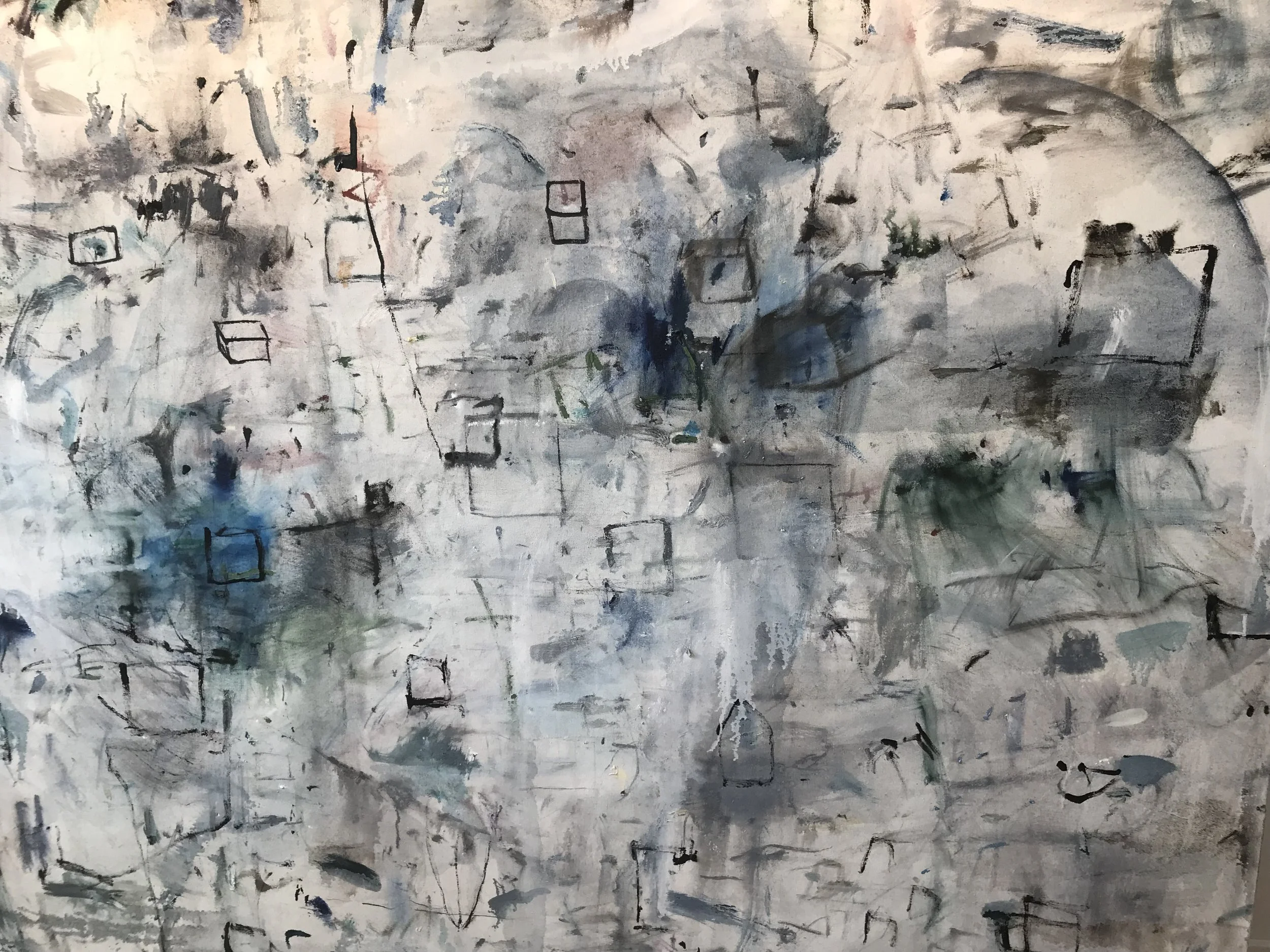  notes on a previous life   52”x72” 
