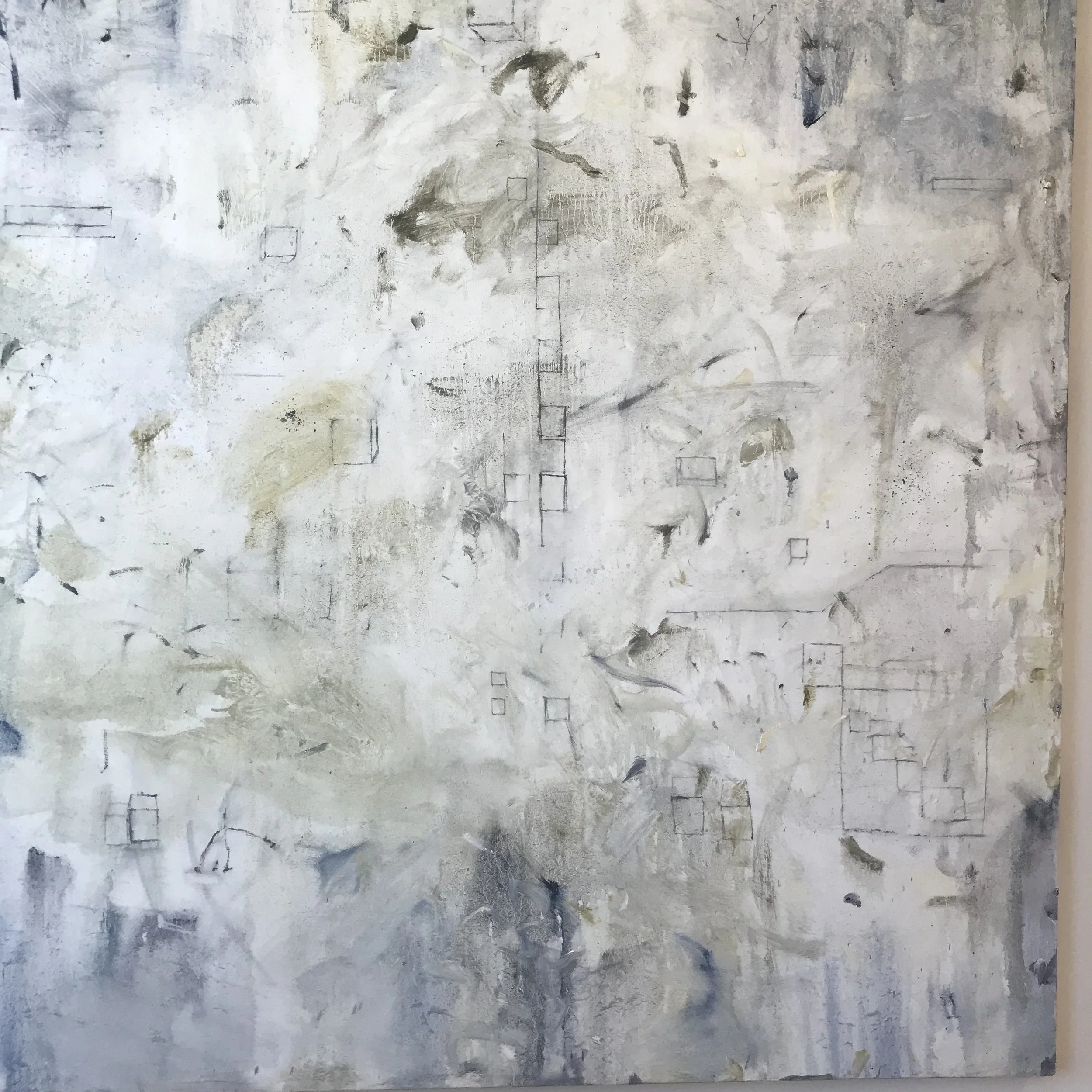  a silence opens  52”x56” 