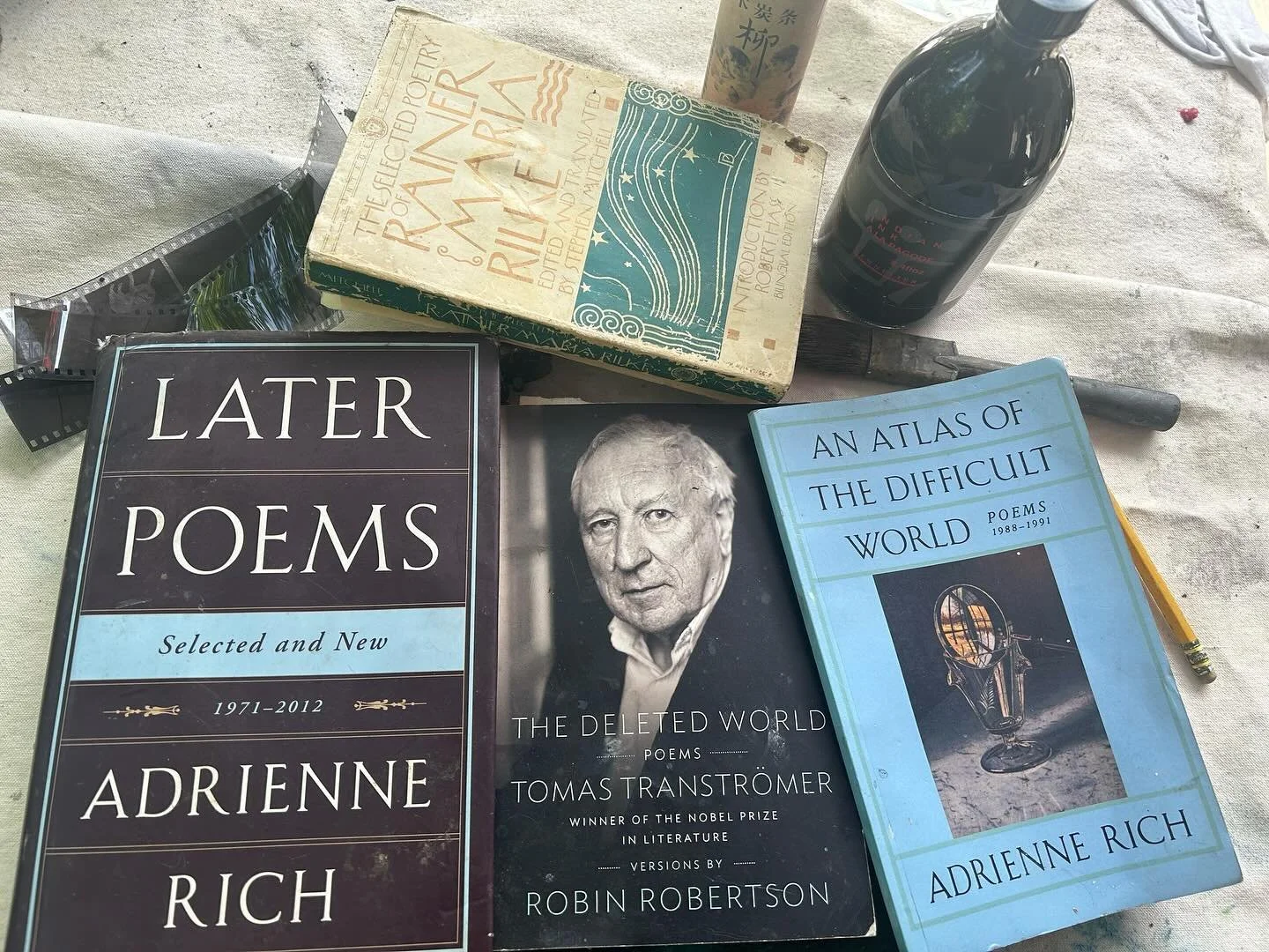 Today Reading, #language #painting #artlife #poetry #artist #painter #contemporaryart #poetry #poems #poetisofspace #artcurator #artlife #words