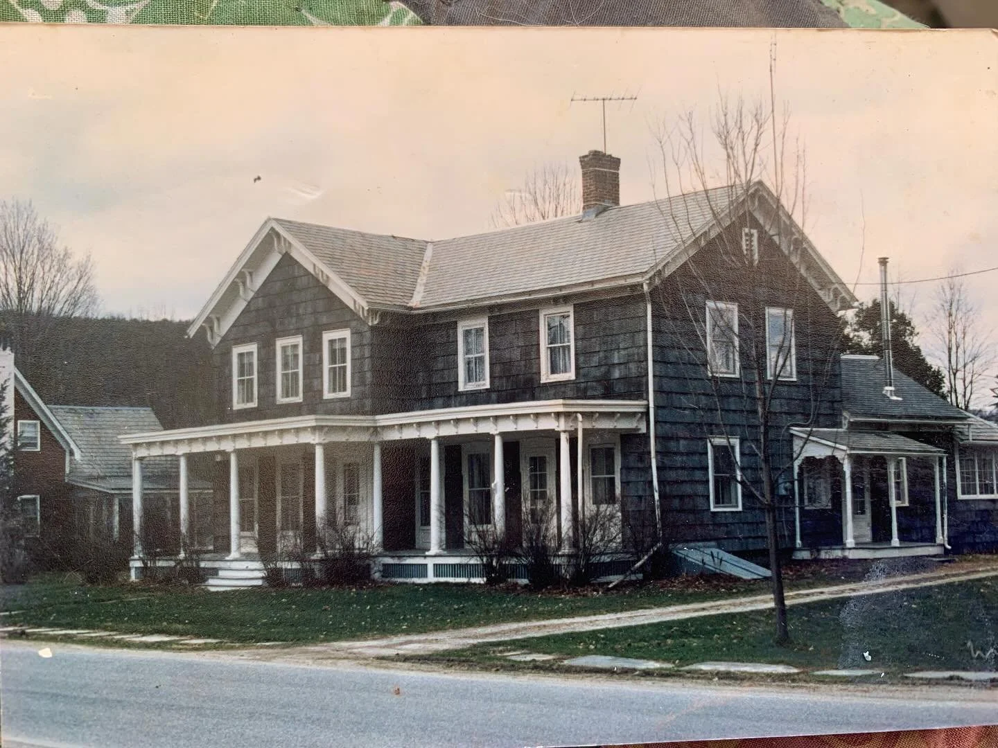 Our second House , Jack and Brought this Beautiful Home in 1985 in the village of Cambridge New York near Albany/Troy NY . Jack just started at Rensselaer Polytechnic Institute working on his Master and PHd in Engineering, I got  a job at Williams Co