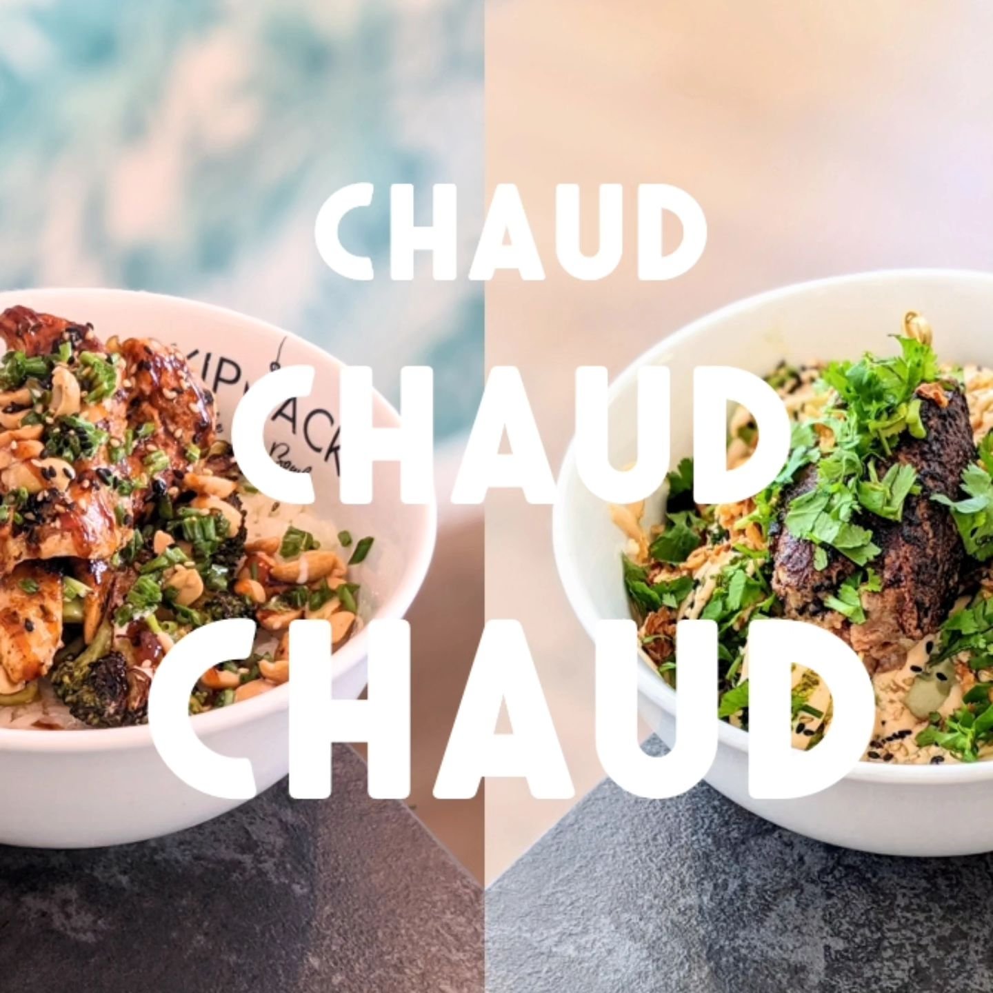Venez d&eacute;couvrir nos Bowls CHAUDS pour cet hiver: 
Des prot&eacute;ines snack&eacute;es, des l&eacute;gumes saut&eacute;s, des sauces relev&eacute;es, du lait de coco, du velout&eacute; ❤️

Tout ce qu'il faut pour se remonter le moral avec le f
