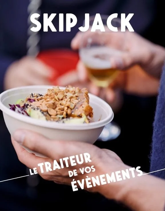 Un &eacute;v&eacute;nement de pr&eacute;vu? 🎉🥂

SkipJack vous accompagne afin de vous offrir la formule la plus adapt&eacute;e &agrave; vos besoins, vos go&ucirc;ts et votre budget! 

Nous pouvons nous d&eacute;placer ou pr&eacute;parer les bowls &