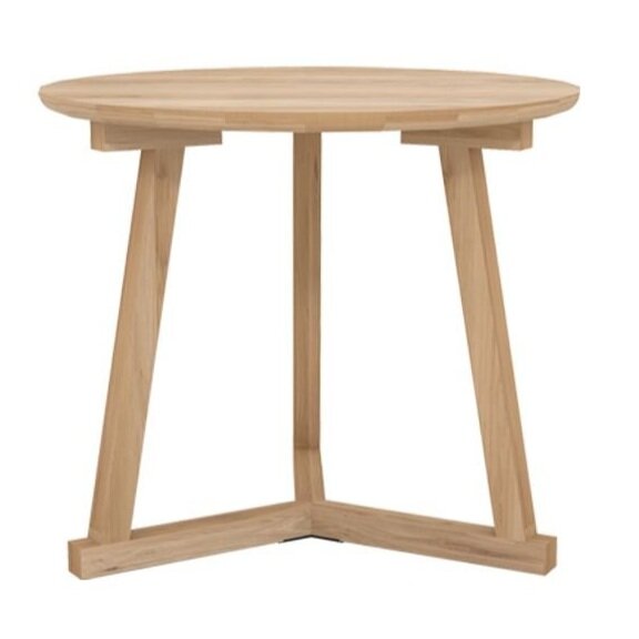 Oak Tripod Table