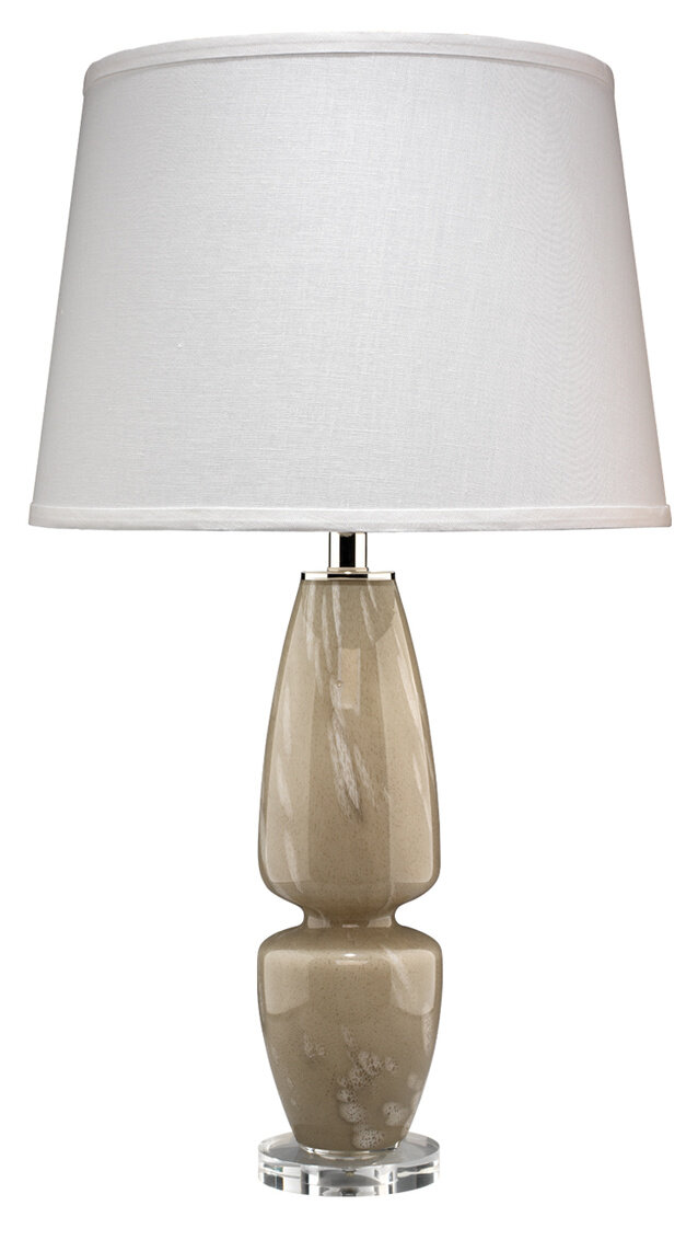 Taupe Belted Lamp