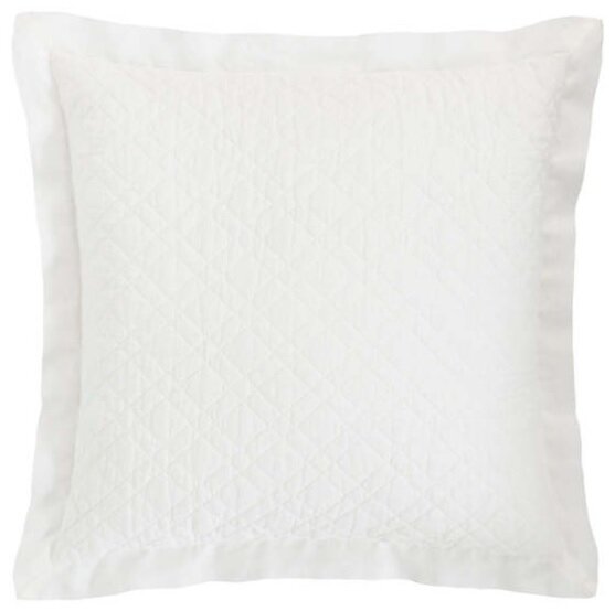 Washed Linen Quilted Ivory