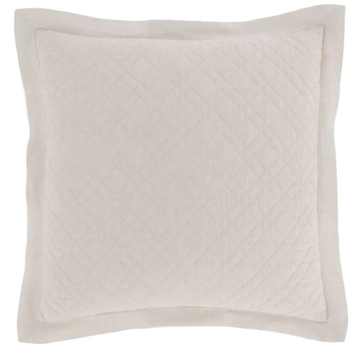 Washed Linen Quilted Natural